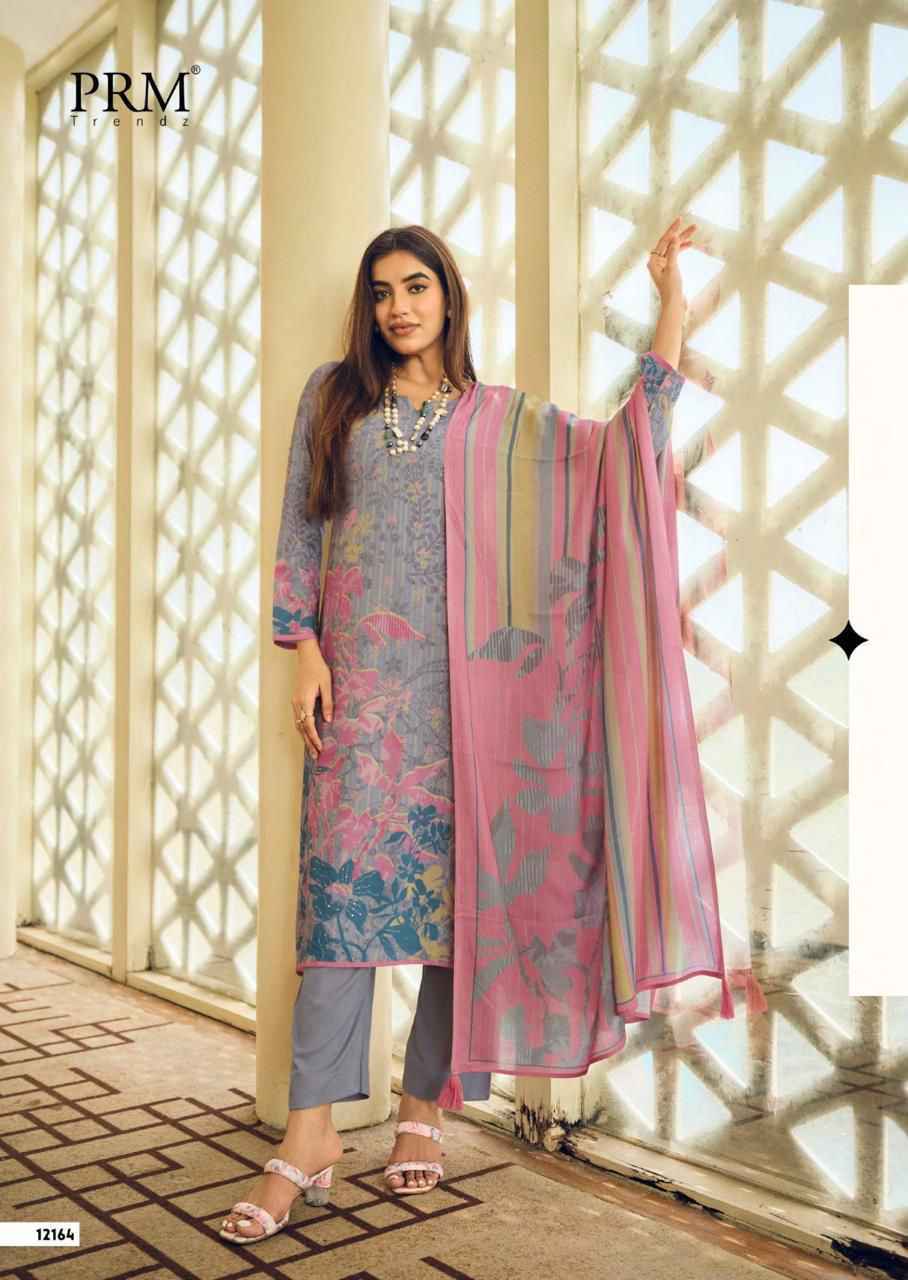 PRM Trendz Gulfem Viscouse Pashmina Salwar Kameez Wholesale Rate ( 6 Pcs Catalog )
