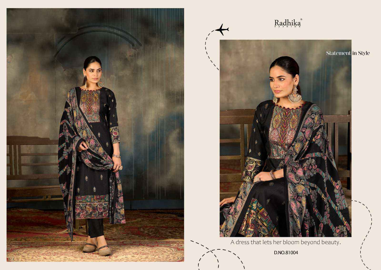 Radhika Fashion Azara Niharika Viscose Salwar Kameez Wholesale Rate ( 4 Pcs Catalog )