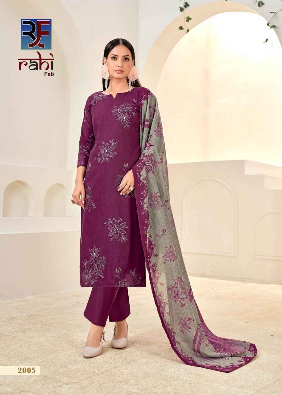 Rahi Fab Rising Silver Vol 2 Cotton Salwar Kameez Wholesale Rate ( 8 Pcs Catalog )