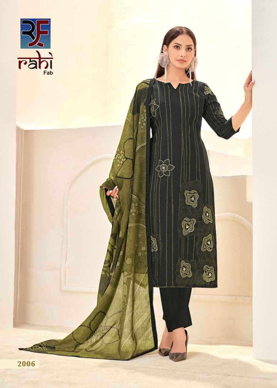 Rahi Fab Rising Silver Vol 2 Cotton Salwar Kameez Wholesale Rate ( 8 Pcs Catalog )