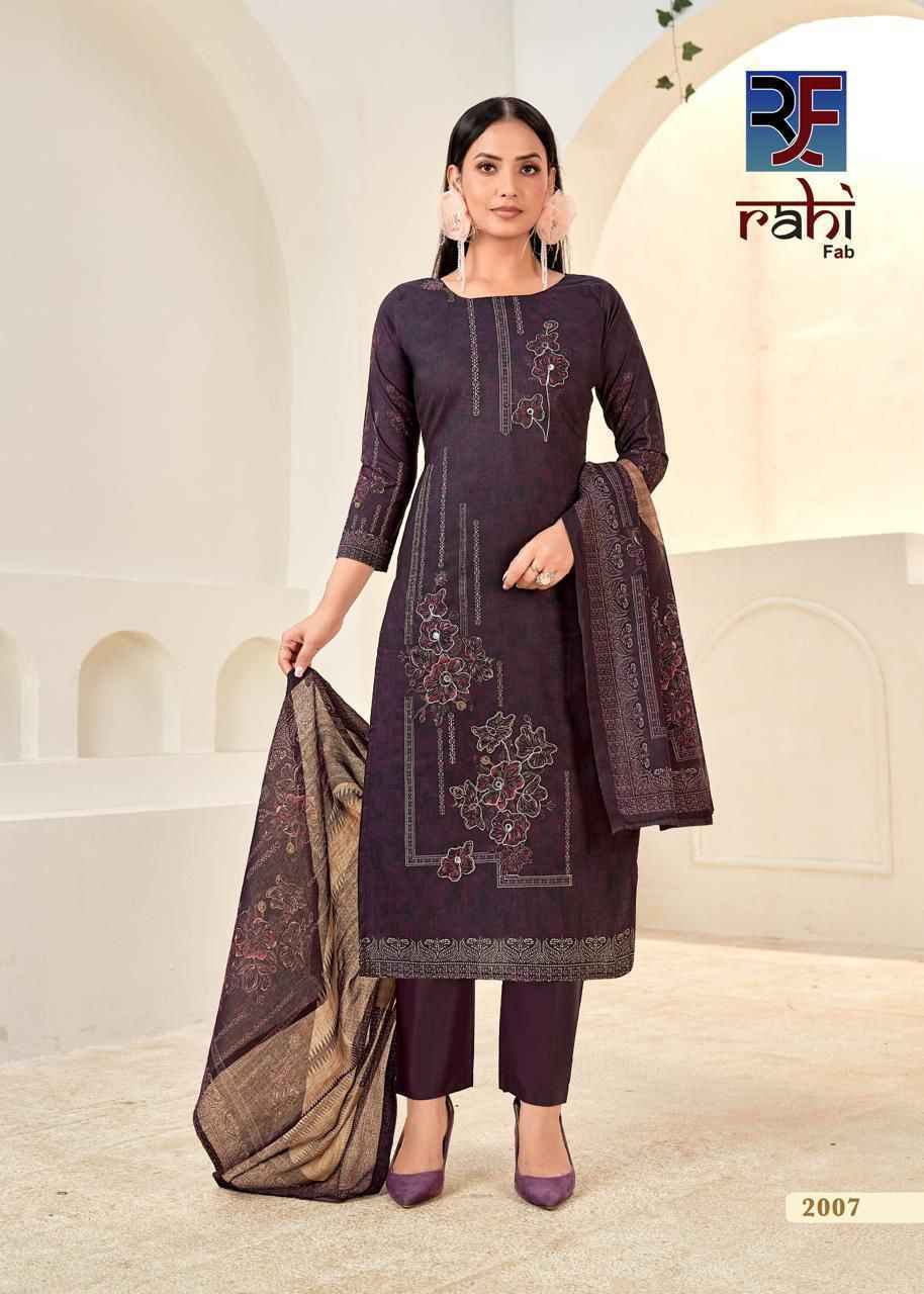 Rahi Fab Rising Silver Vol 2 Cotton Salwar Kameez Wholesale Rate ( 8 Pcs Catalog )