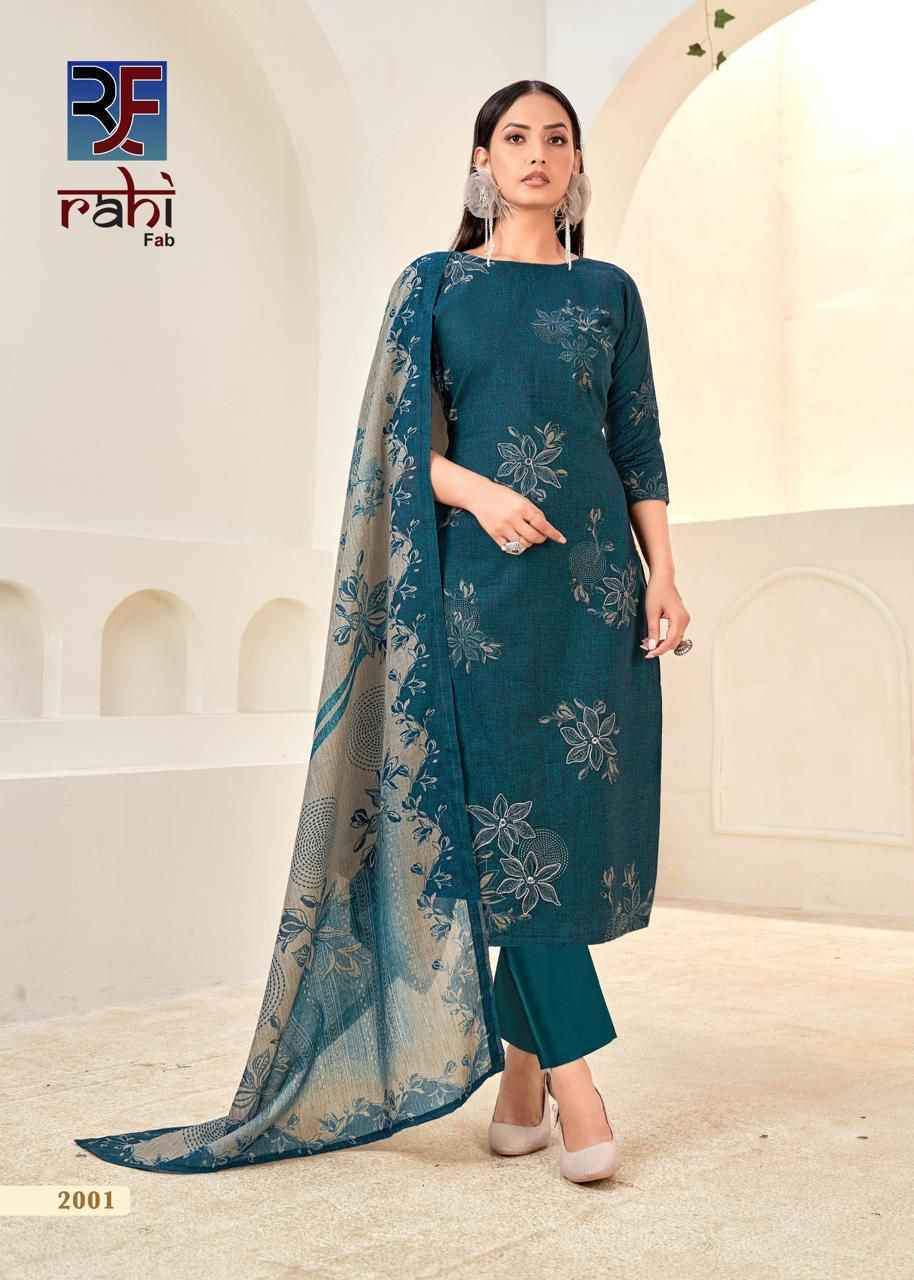 Rahi Fab Rising Silver Vol 2 Cotton Salwar Kameez Wholesale Rate ( 8 Pcs Catalog )