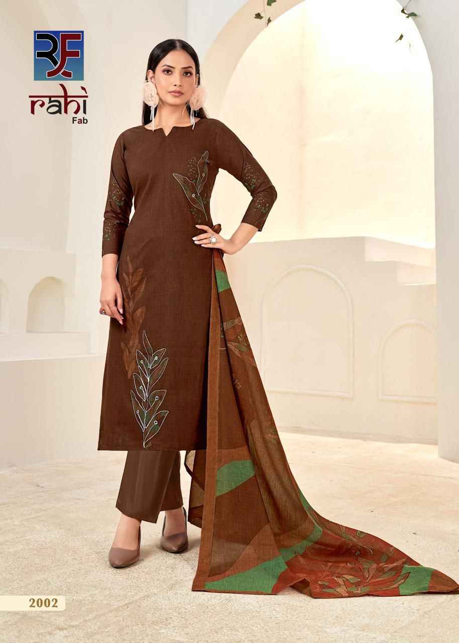 Rahi Fab Rising Silver Vol 2 Cotton Salwar Kameez Wholesale Rate ( 8 Pcs Catalog )