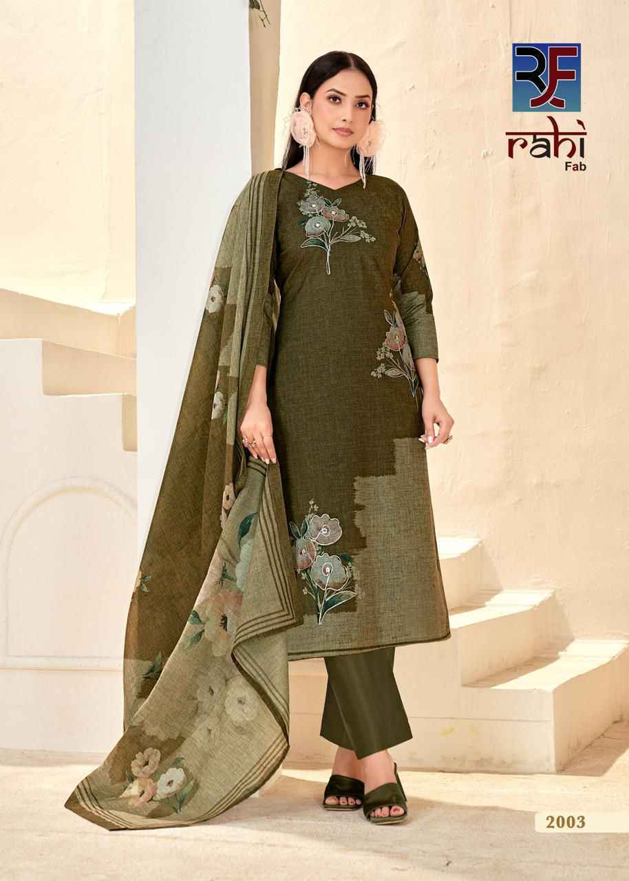 Rahi Fab Rising Silver Vol 2 Cotton Salwar Kameez Wholesale Rate ( 8 Pcs Catalog )