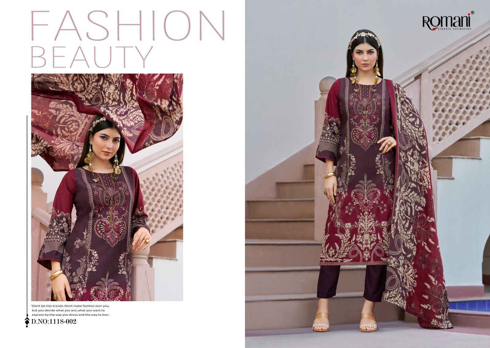 Romani Aarzu Vol 23 Cotton Salwar Kameez Wholesale Rate ( 8 Pcs Catalog )