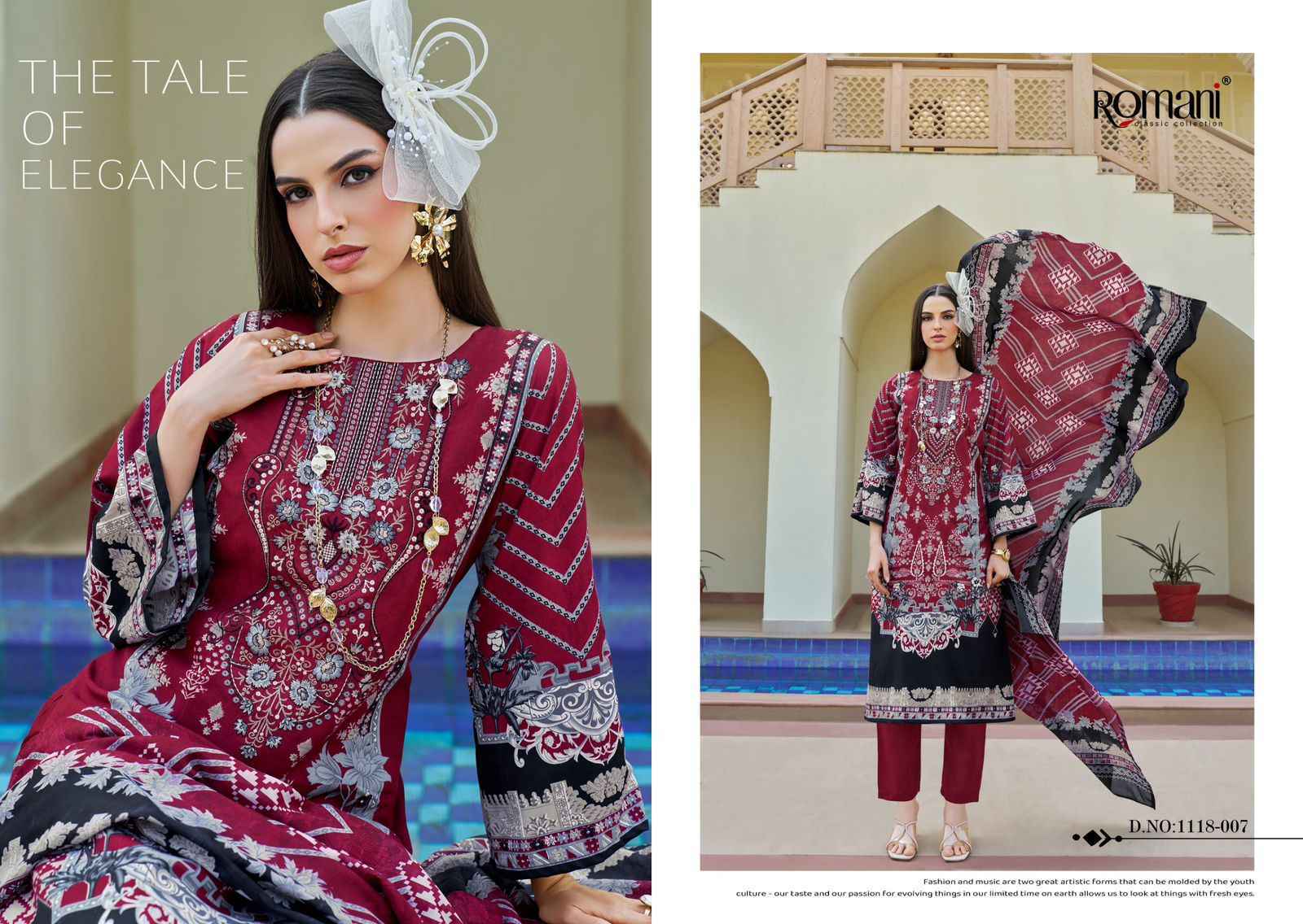 Romani Aarzu Vol 23 Cotton Salwar Kameez Wholesale Rate ( 8 Pcs Catalog )
