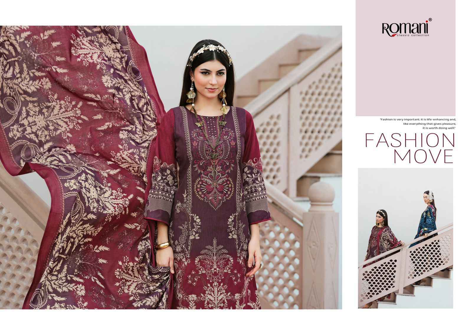 Romani Aarzu Vol 23 Cotton Salwar Kameez Wholesale Rate ( 8 Pcs Catalog )
