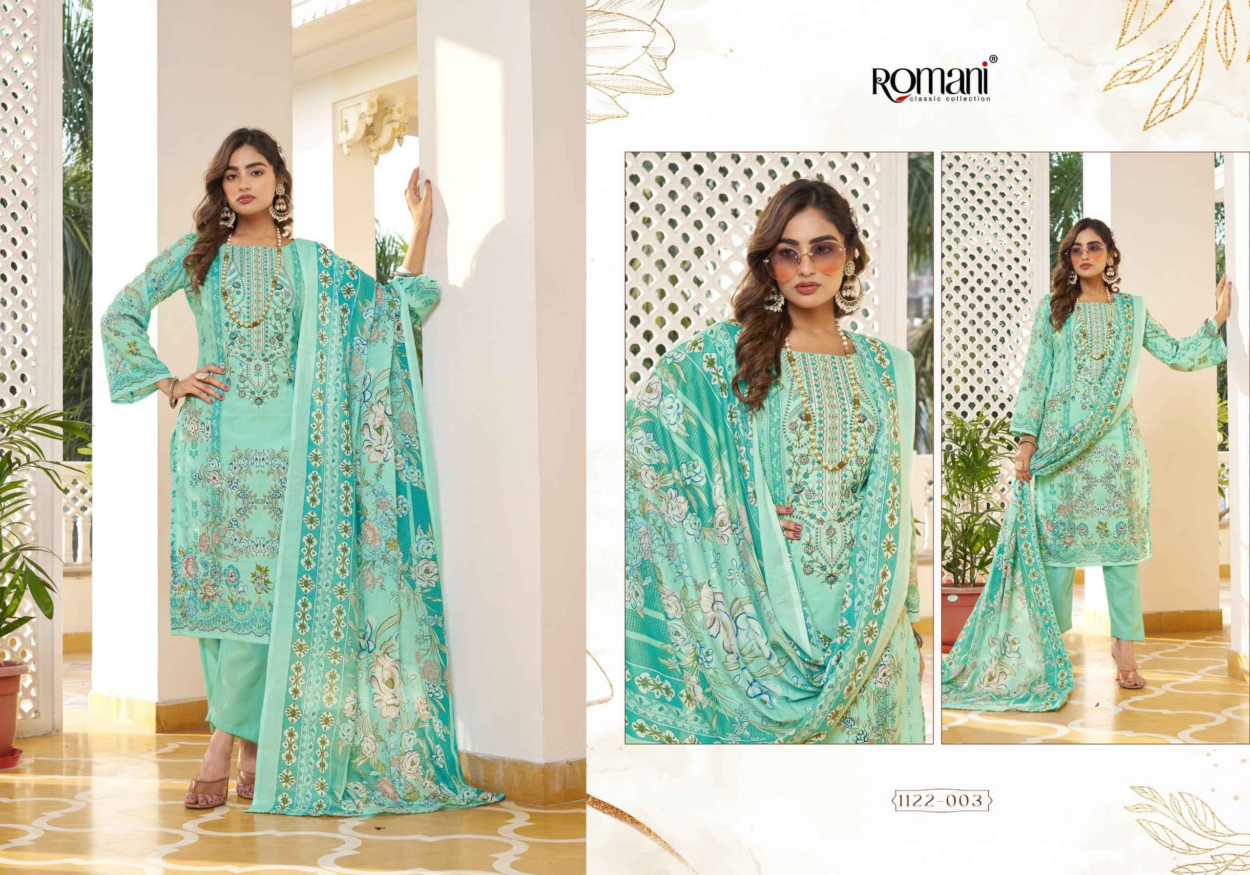 Romani Aarzu Vol 24 Cotton Salwar Kameez Wholesale Rate ( 8 Pcs Catalog )