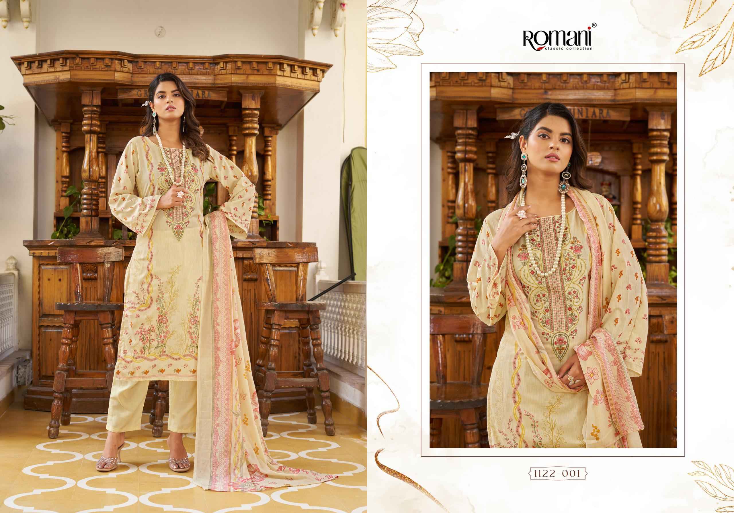 Romani Aarzu Vol 24 Cotton Salwar Kameez Wholesale Rate ( 8 Pcs Catalog )