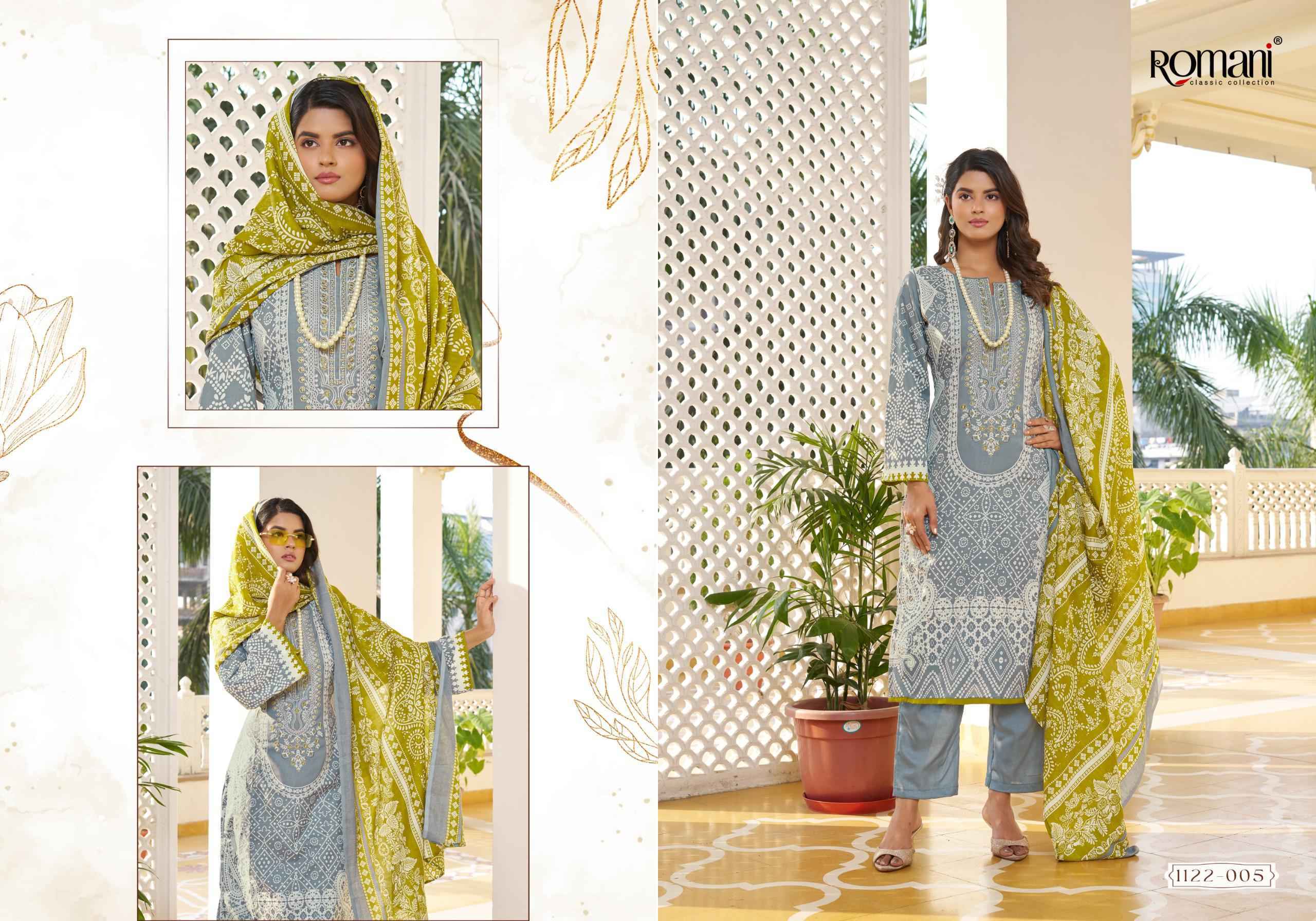 Romani Aarzu Vol 24 Cotton Salwar Kameez Wholesale Rate ( 8 Pcs Catalog )