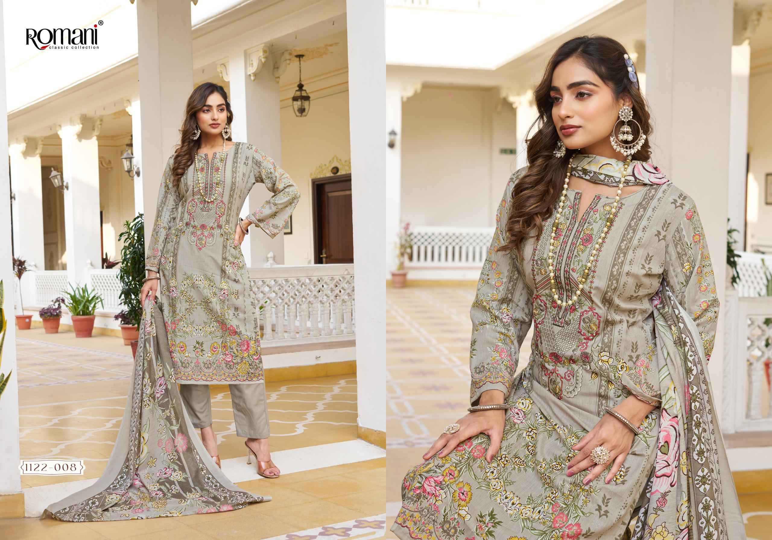 Romani Aarzu Vol 24 Cotton Salwar Kameez Wholesale Rate ( 8 Pcs Catalog )