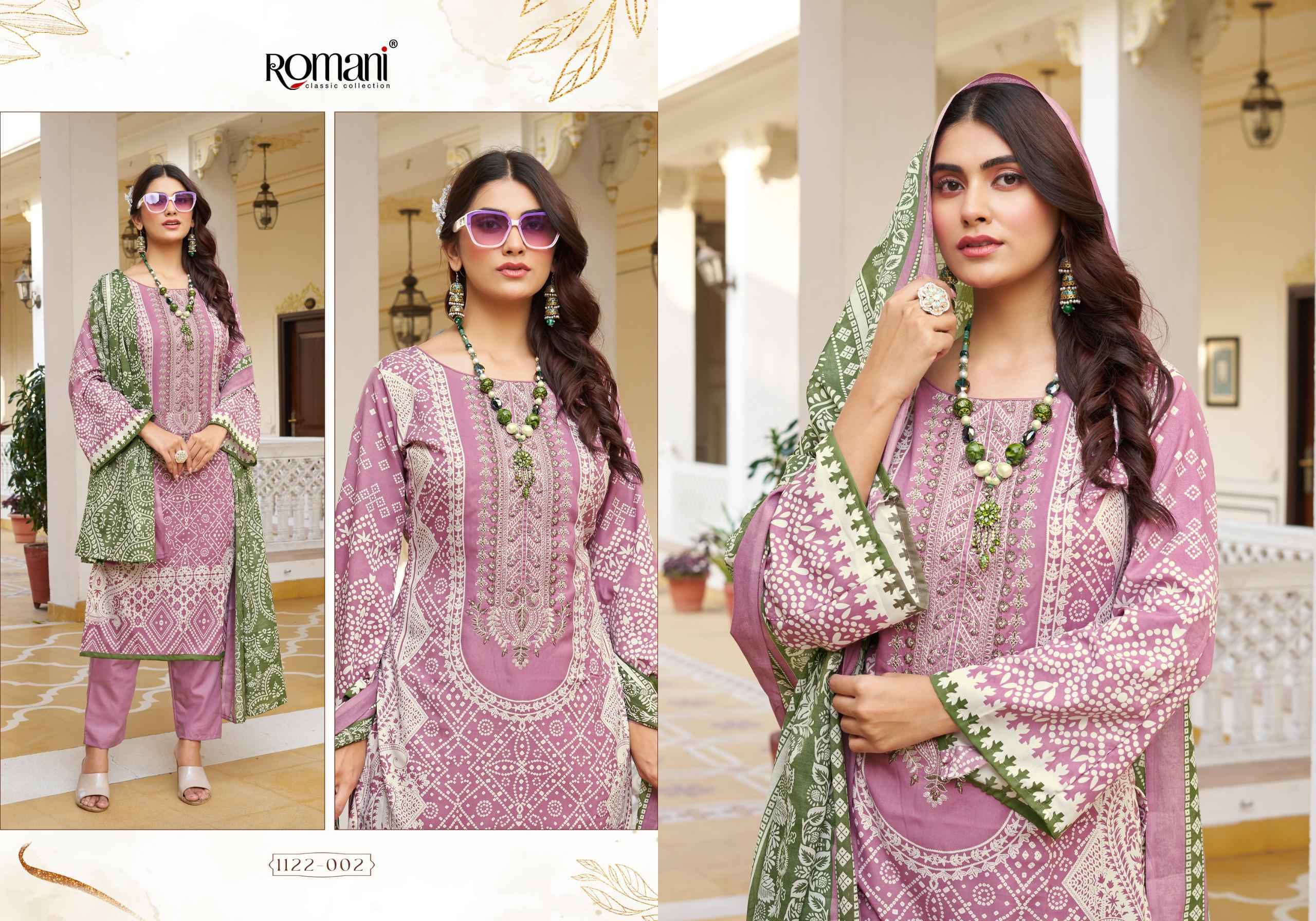 Romani Aarzu Vol 24 Cotton Salwar Kameez Wholesale Rate ( 8 Pcs Catalog )