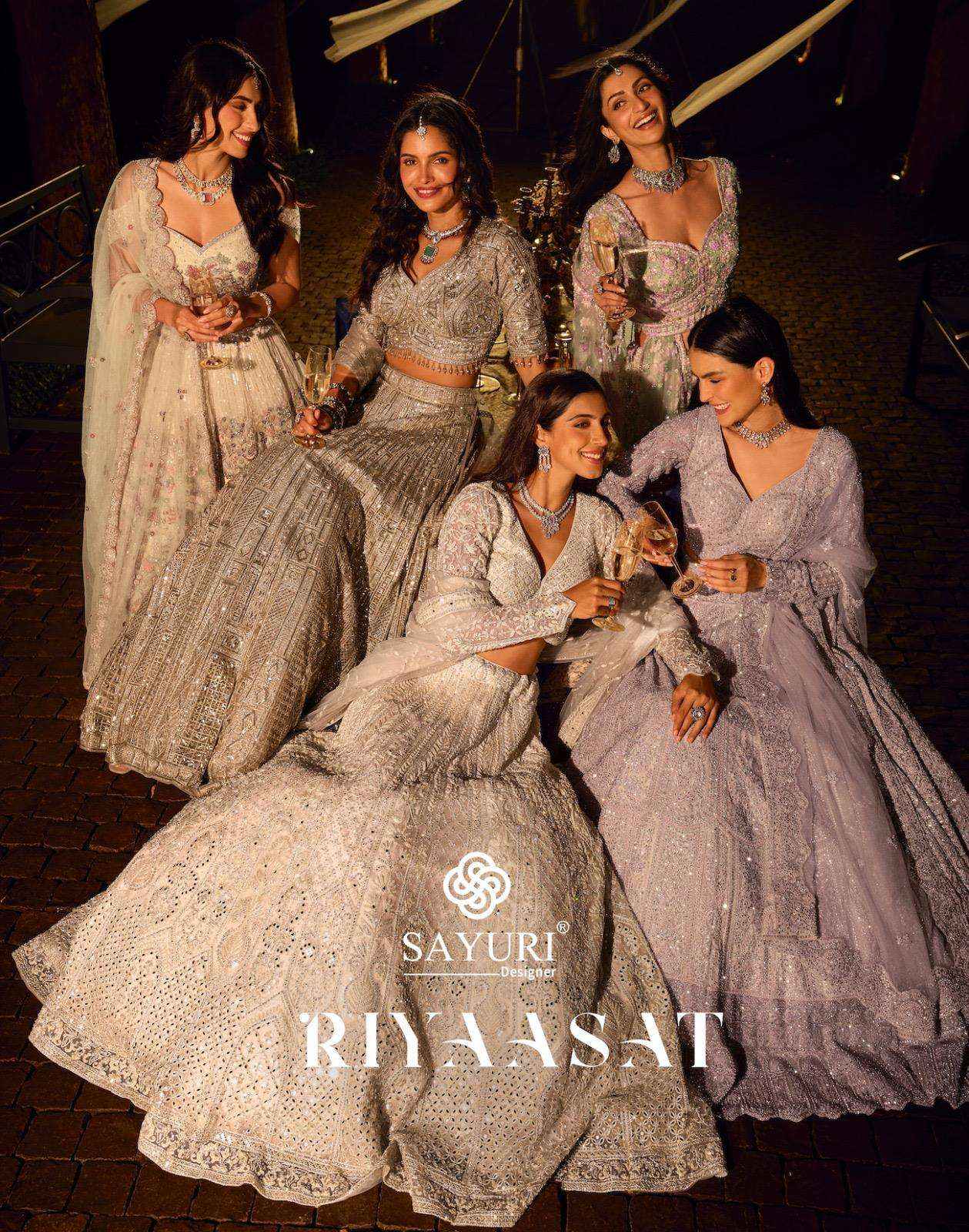 Sayuri Riyaasat 10241 To 10246 Latest Designer Lehenga Partywear Collection