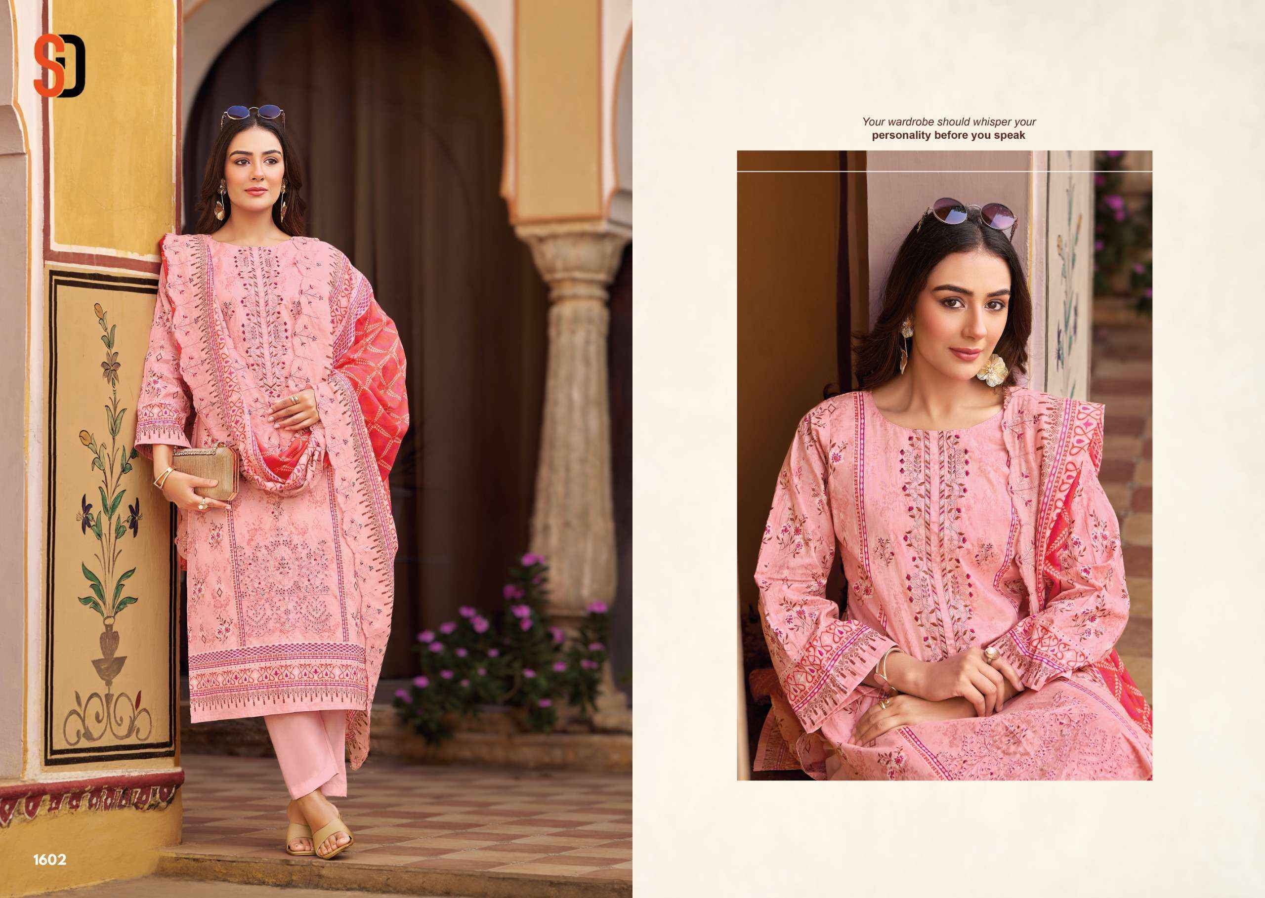 Shraddha Designer Bin Saeed Vol 16 Cotton Dress Material Surat Textile Bazaar ( 8 pcs Cataloge )