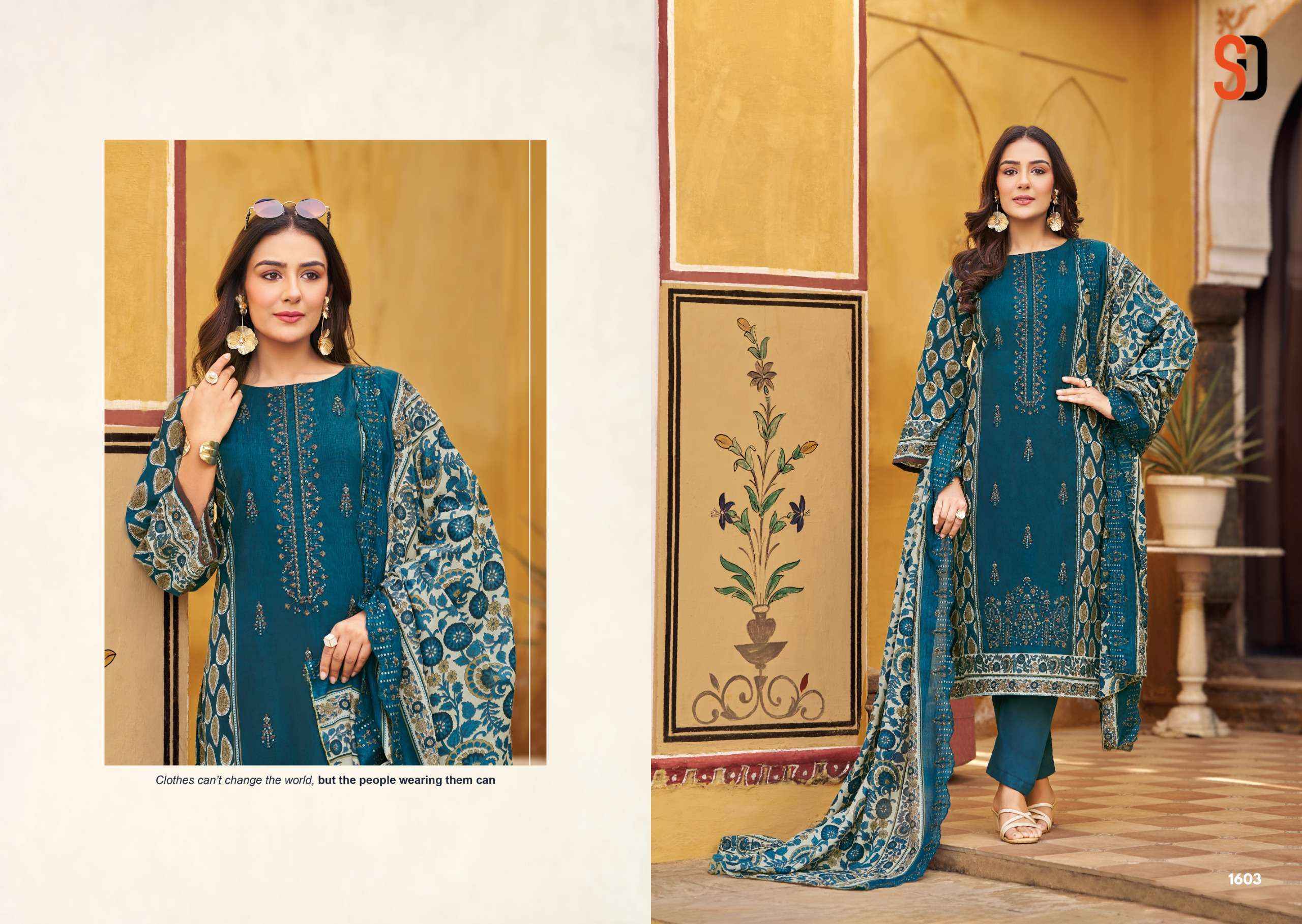 Shraddha Designer Bin Saeed Vol 16 Cotton Dress Material Surat Textile Bazaar ( 8 pcs Cataloge )