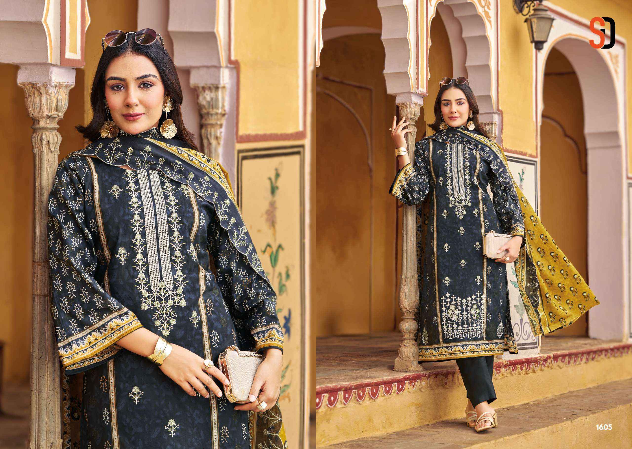 Shraddha Designer Bin Saeed Vol 16 Cotton Dress Material Surat Textile Bazaar ( 8 pcs Cataloge )