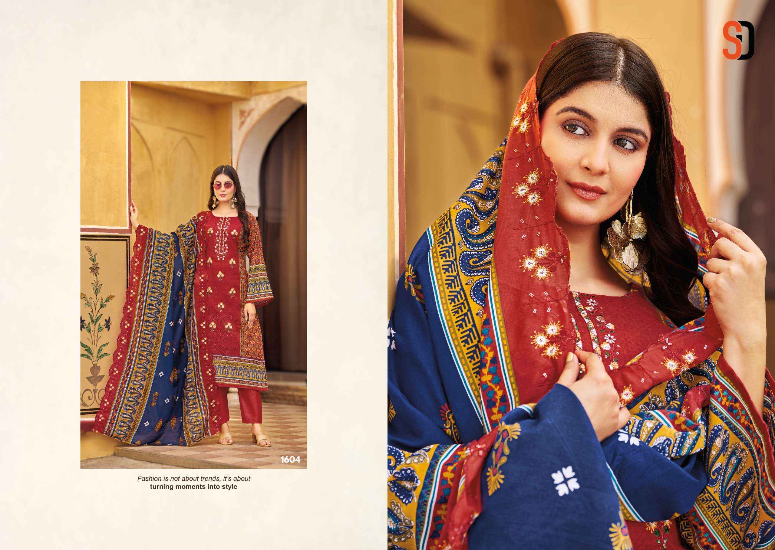 Shraddha Designer Bin Saeed Vol 16 Cotton Dress Material Surat Textile Bazaar ( 8 pcs Cataloge )