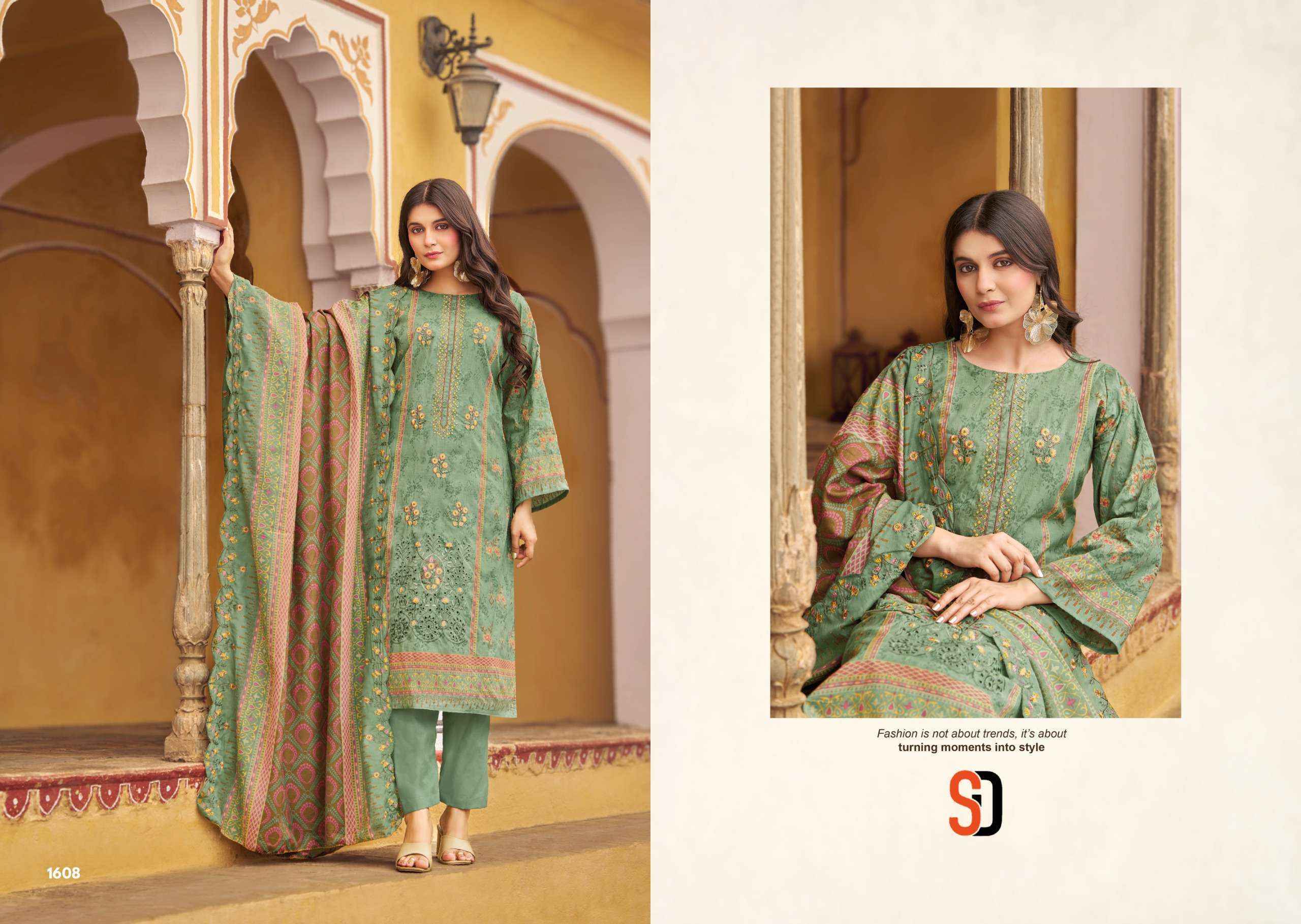 Shraddha Designer Bin Saeed Vol 16 Cotton Dress Material Surat Textile Bazaar ( 8 pcs Cataloge )