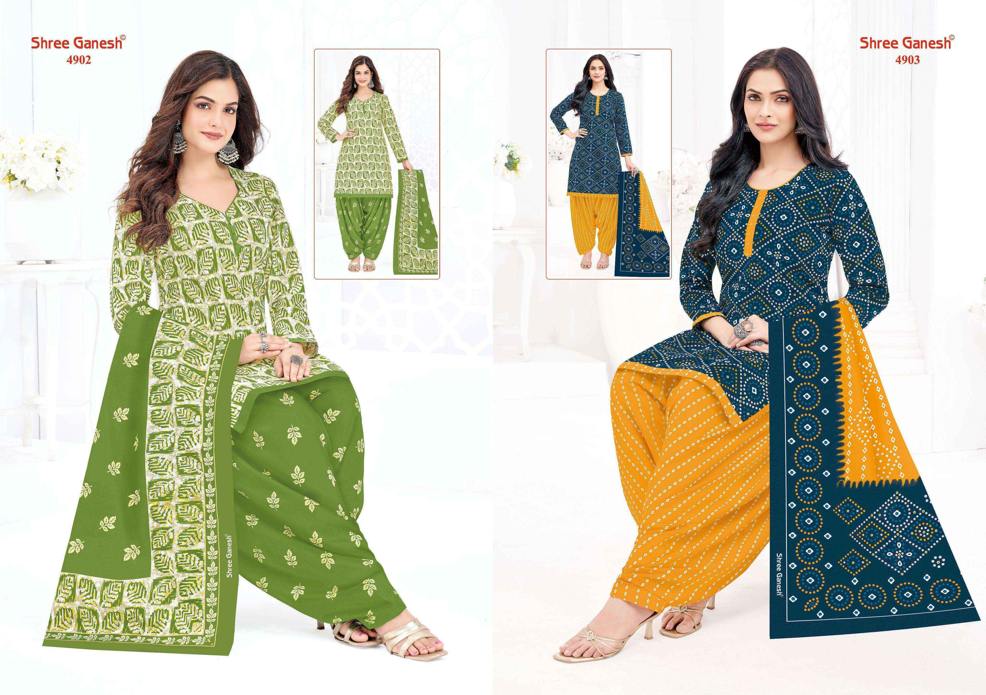 Shree Ganesh Hansika Vol 29 Patiyala Pure Cotton Readymade Suits ( 36 pcs Catalogue )