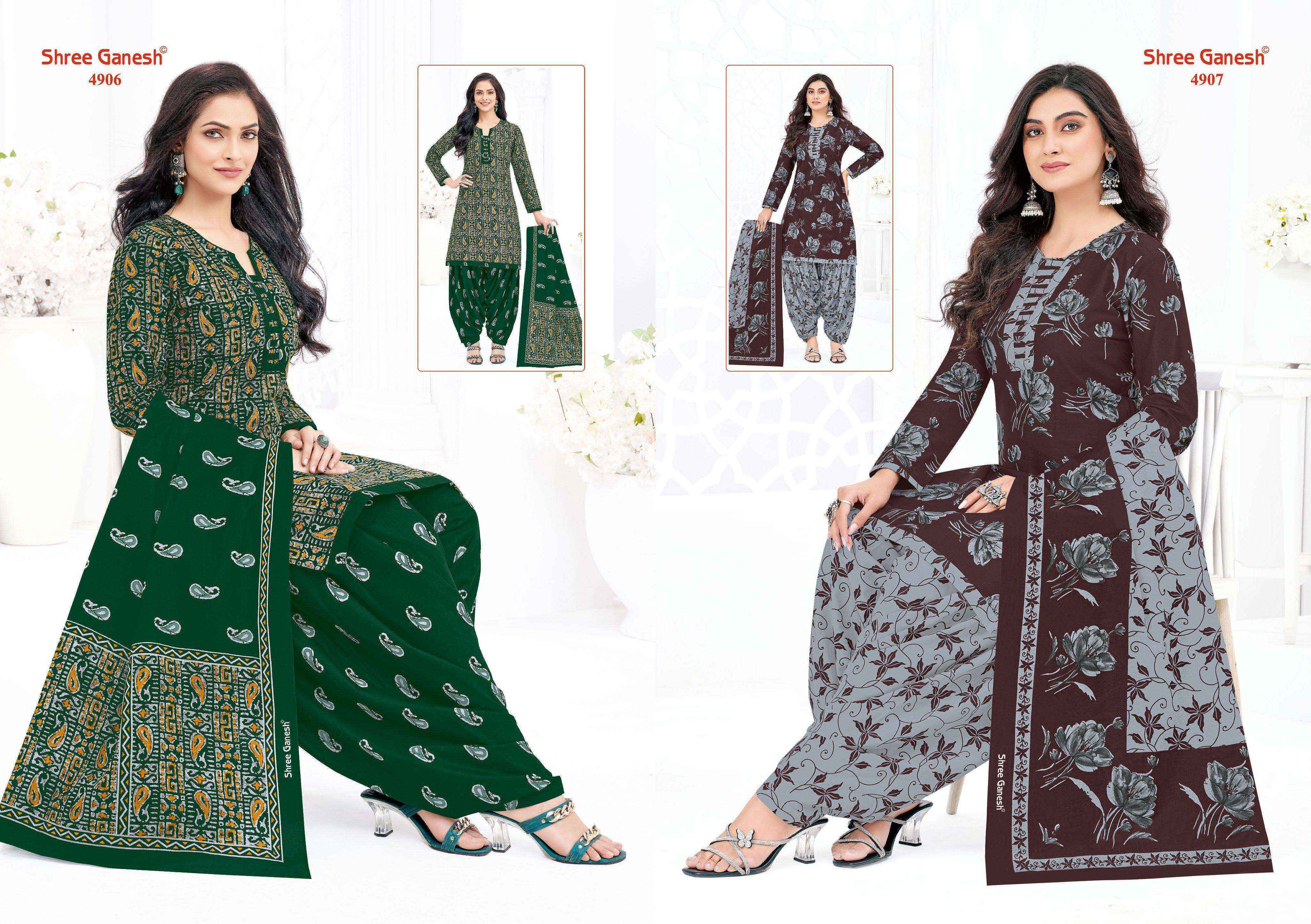 Shree Ganesh Hansika Vol 29 Patiyala Pure Cotton Readymade Suits ( 36 pcs Catalogue )