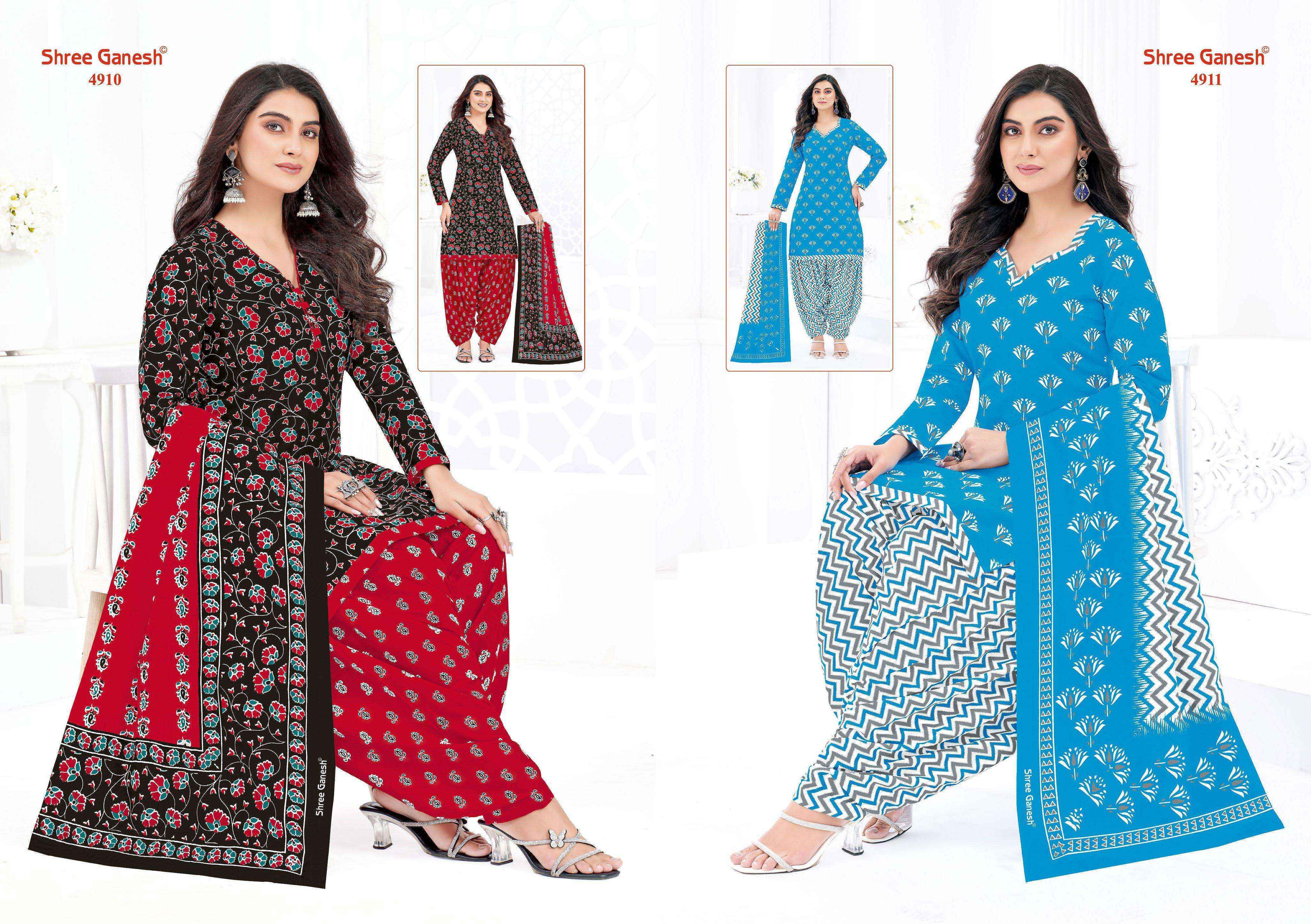 Shree Ganesh Hansika Vol 29 Patiyala Pure Cotton Readymade Suits ( 36 pcs Catalogue )