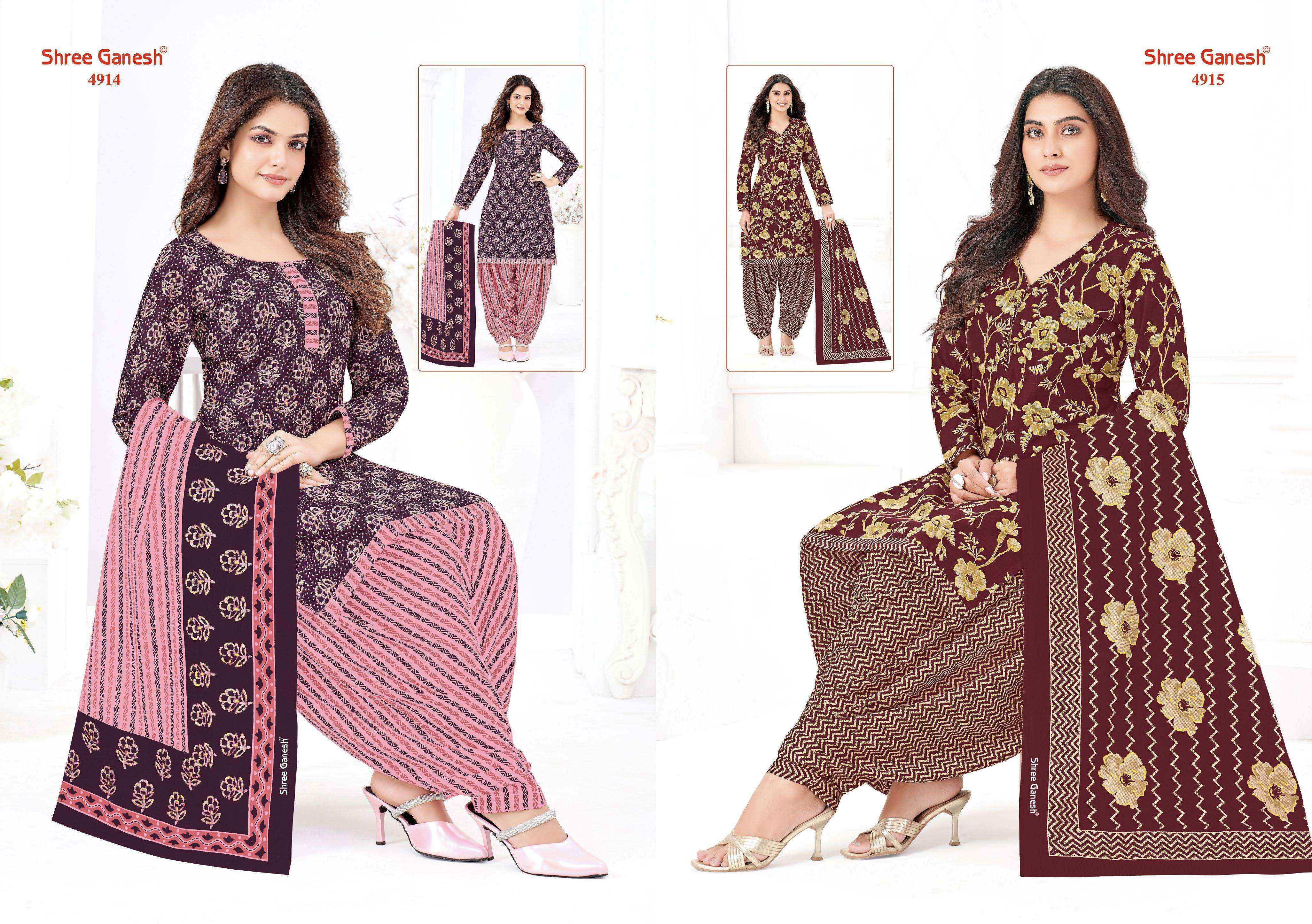 Shree Ganesh Hansika Vol 29 Patiyala Pure Cotton Readymade Suits ( 36 pcs Catalogue )