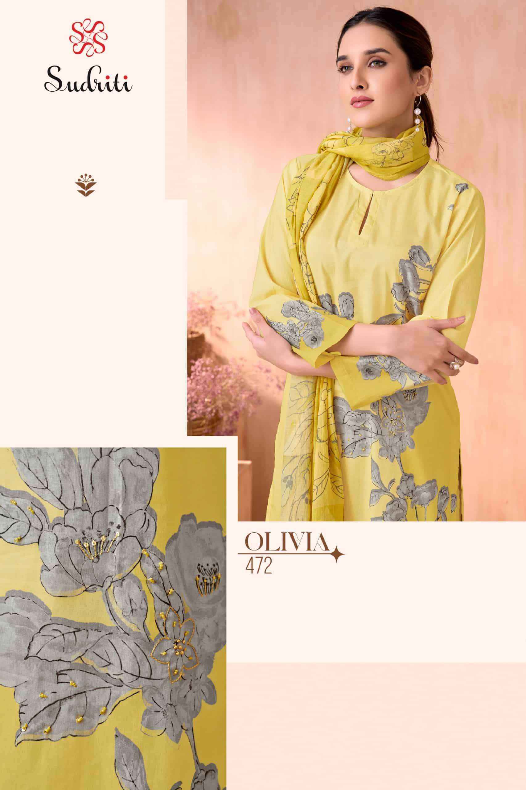 Sudriti Olivia Cotton Salwar Kameez Wholesale Rate ( 6 Pcs Catalog )