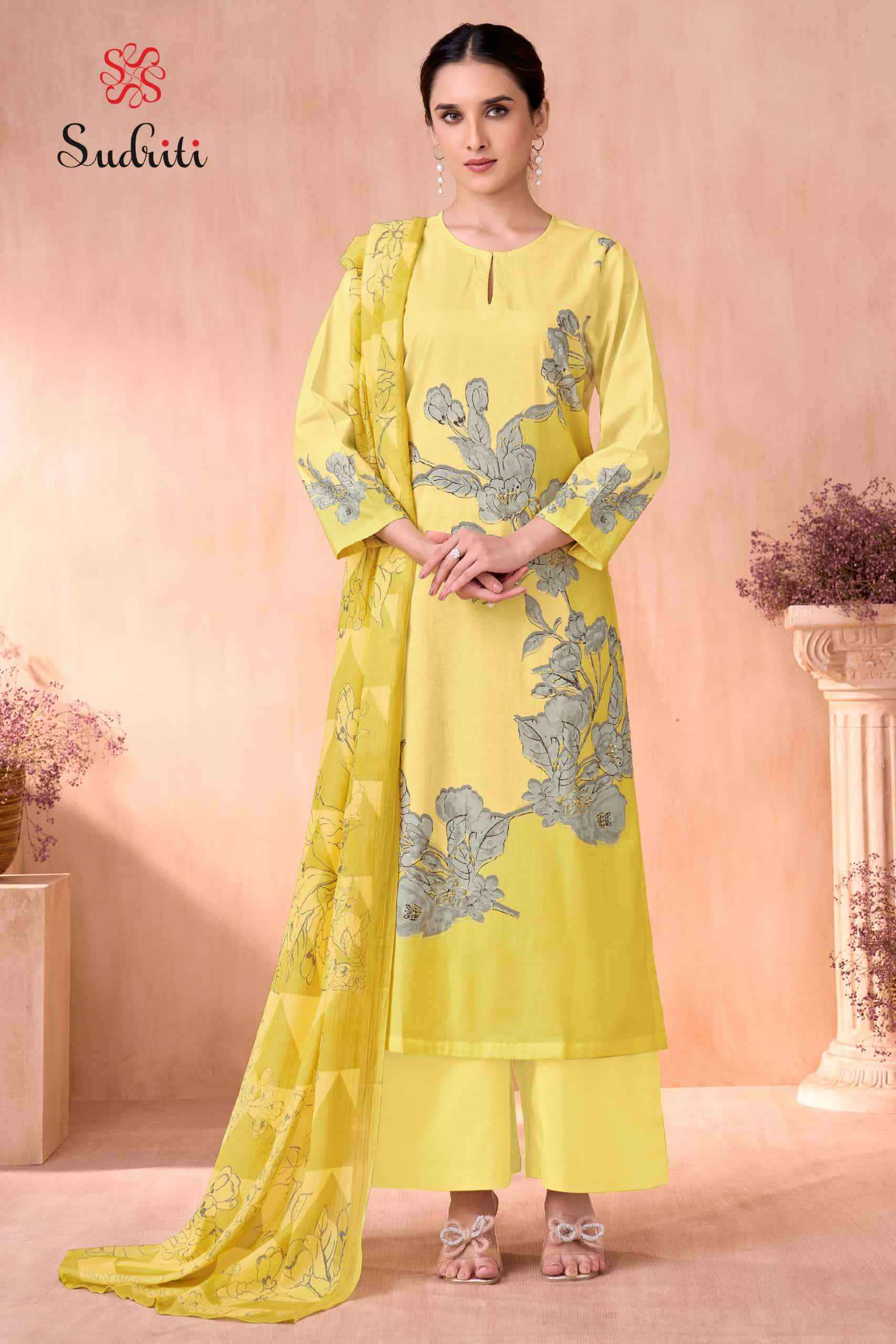 Sudriti Olivia Cotton Salwar Kameez Wholesale Rate ( 6 Pcs Catalog )