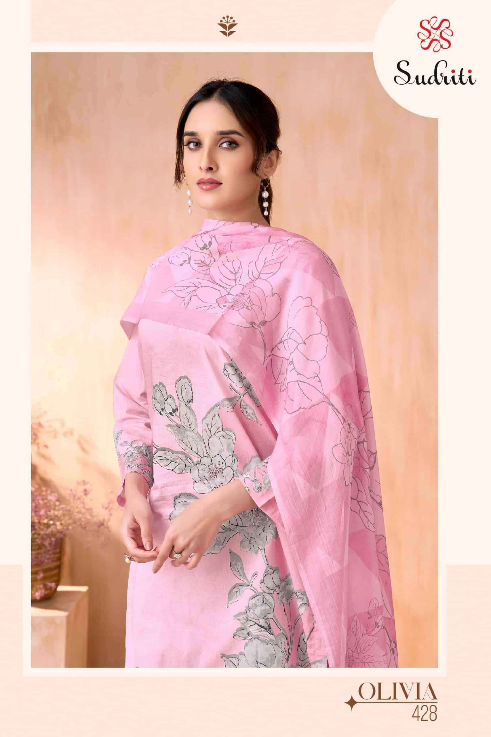 Sudriti Olivia Cotton Salwar Kameez Wholesale Rate ( 6 Pcs Catalog )