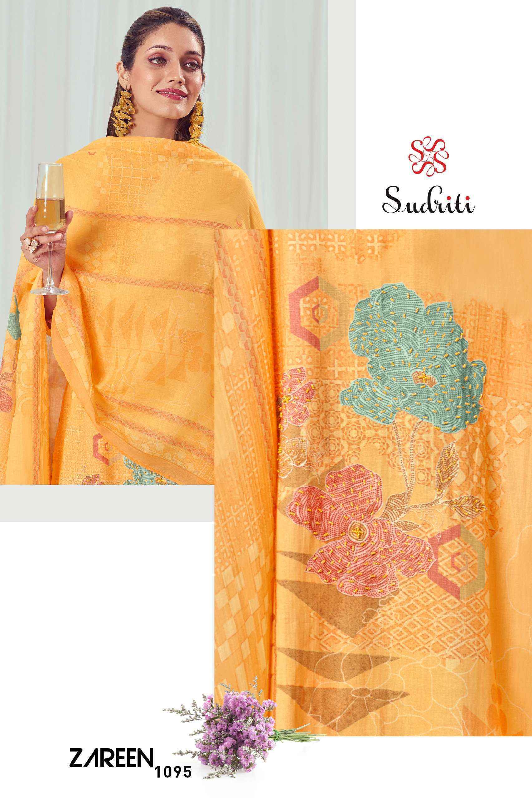 Sudriti Zareen Cotton Salwar Kameez Wholesale Rate ( 6 Pcs Catalog )