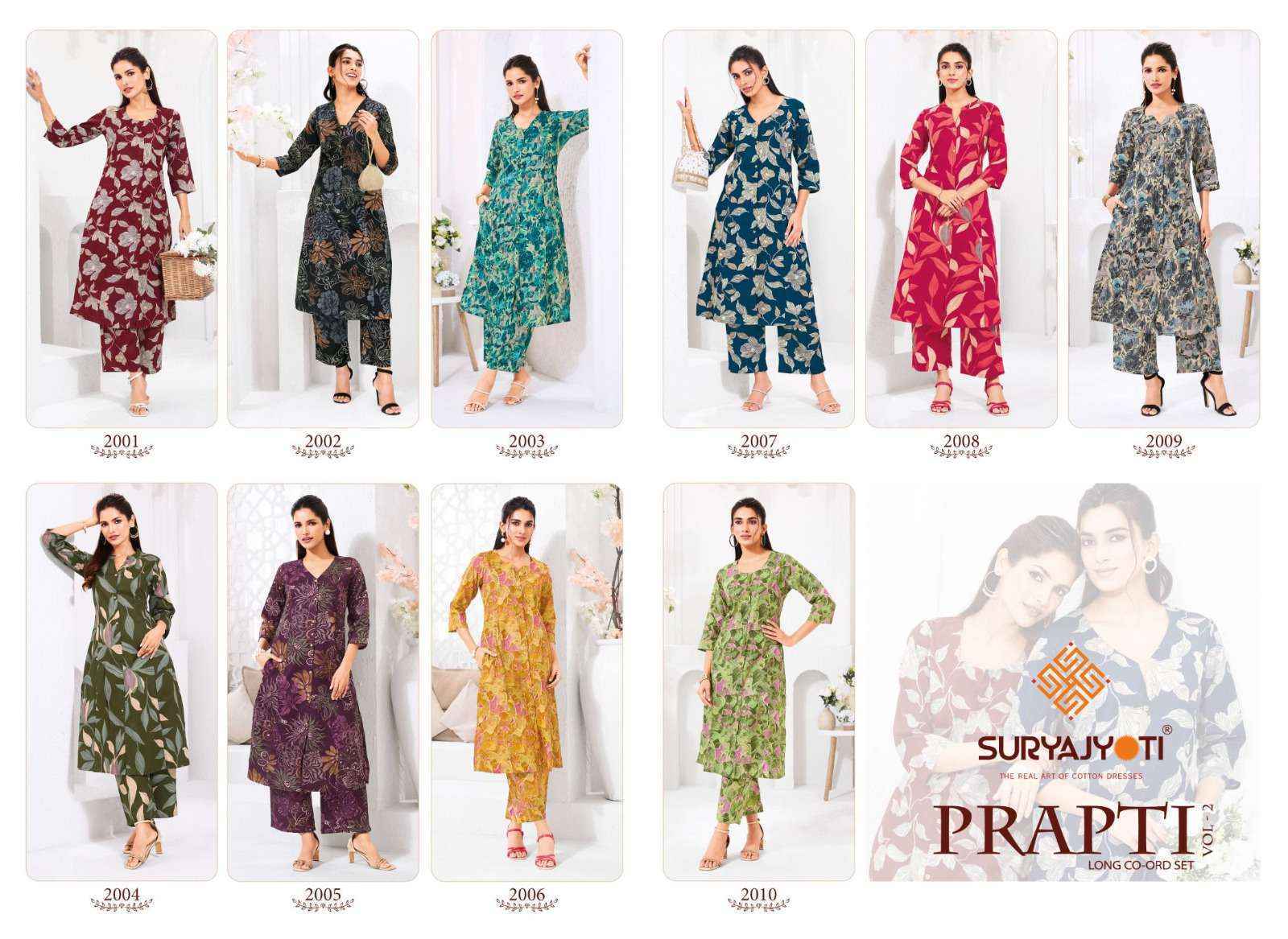 Suryajyoti Prapti Vol 2 Cotton Co Ord Set Wholesale Dealer In Surat ( 10 pcs Catalogue )