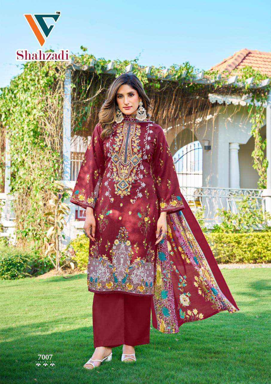 Vandana Fashion Shahzadi Vol 7 Unstitch Cotton Salwar Suit ( 8 Pcs Catalog )