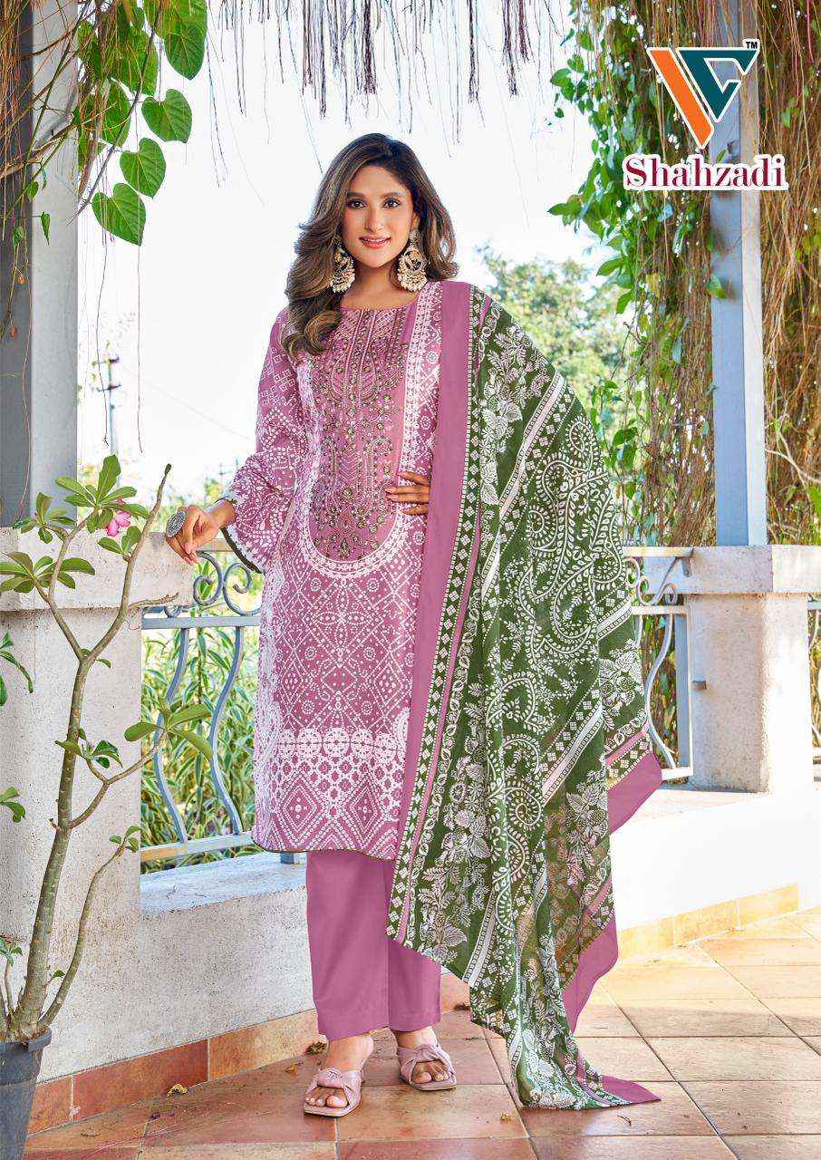 Vandana Fashion Shahzadi Vol 7 Unstitch Cotton Salwar Suit ( 8 Pcs Catalog )