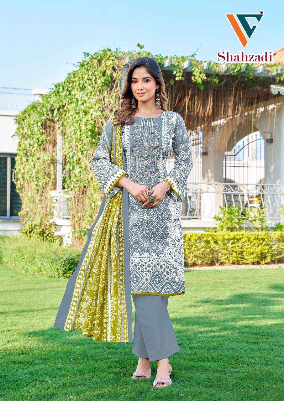 Vandana Fashion Shahzadi Vol 7 Unstitch Cotton Salwar Suit ( 8 Pcs Catalog )