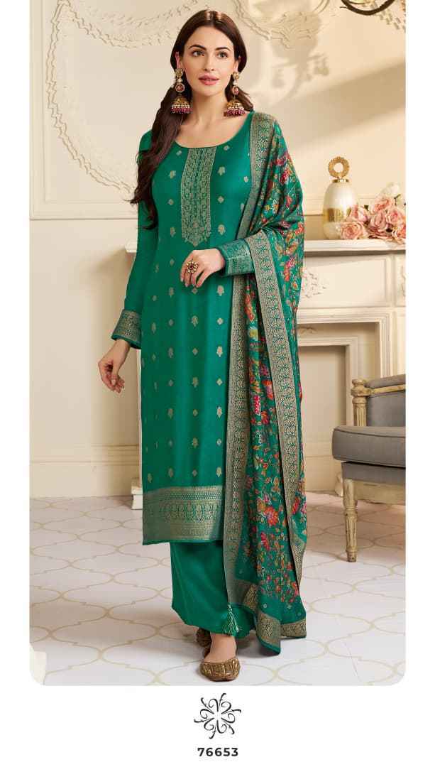 Vinay Fashion Kervin Ananta Vol 3 Pashmina Jacquard Salwar Kameez Wholesale Rate ( 6 Pcs Catalog )