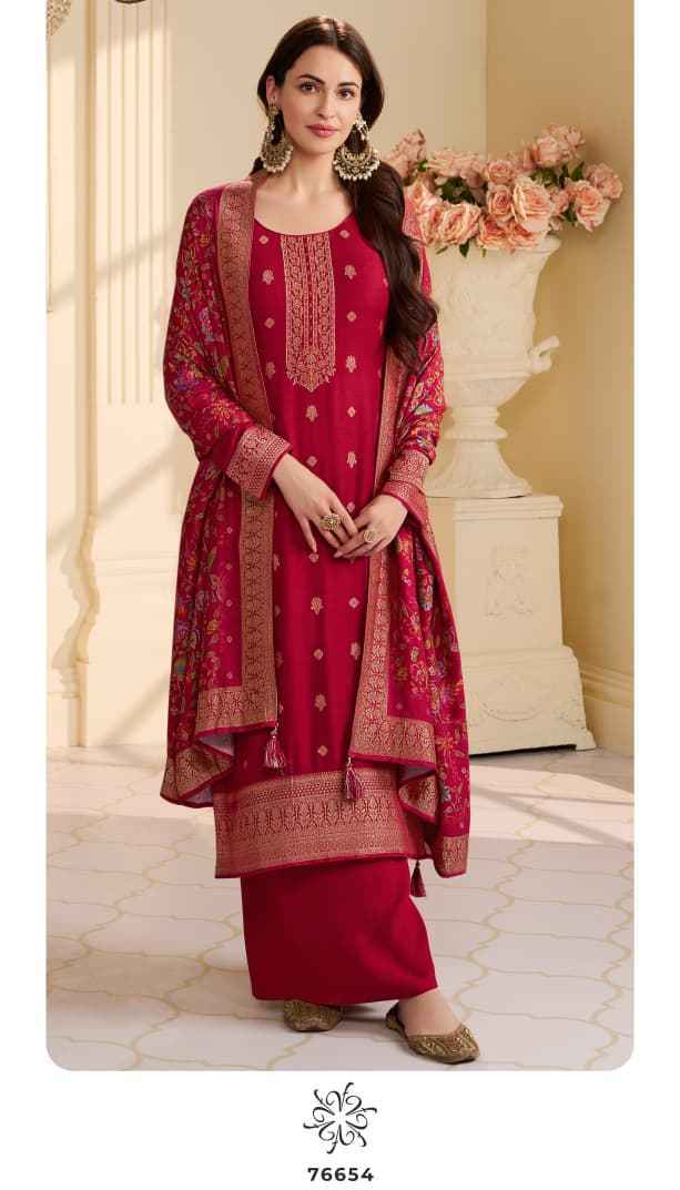 Vinay Fashion Kervin Ananta Vol 3 Pashmina Jacquard Salwar Kameez Wholesale Rate ( 6 Pcs Catalog )