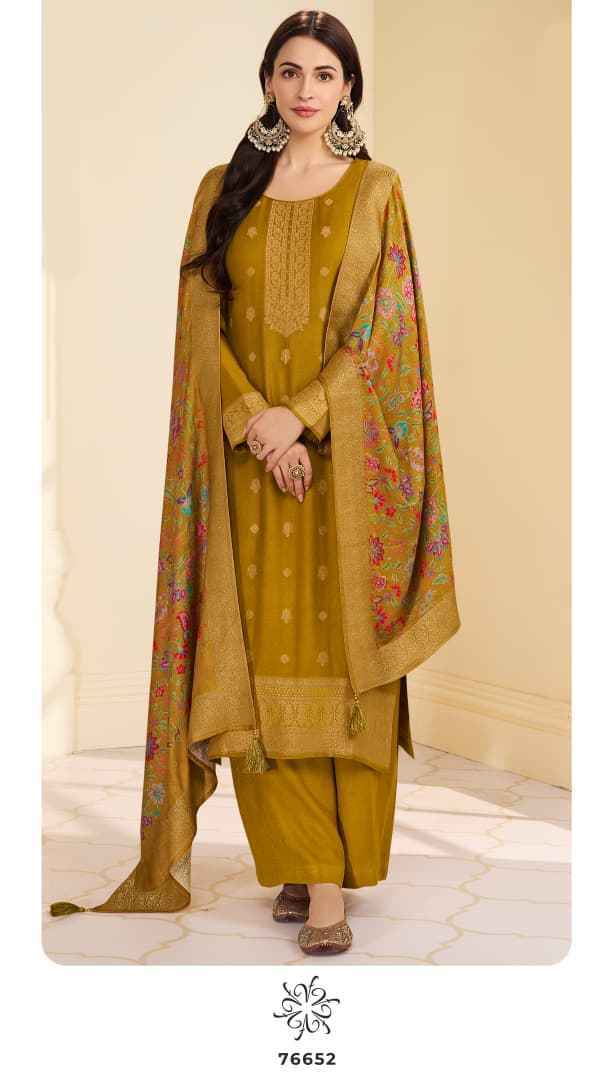 Vinay Fashion Kervin Ananta Vol 3 Pashmina Jacquard Salwar Kameez Wholesale Rate ( 6 Pcs Catalog )