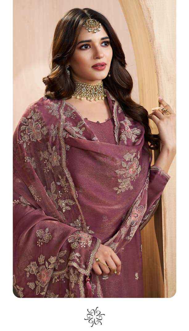 Vinay Fashion Kuleesh Taaj Fancy Silk Latest Ddesigns Salwar Suit Wholesale Rate ( 4 Pcs Catalog )