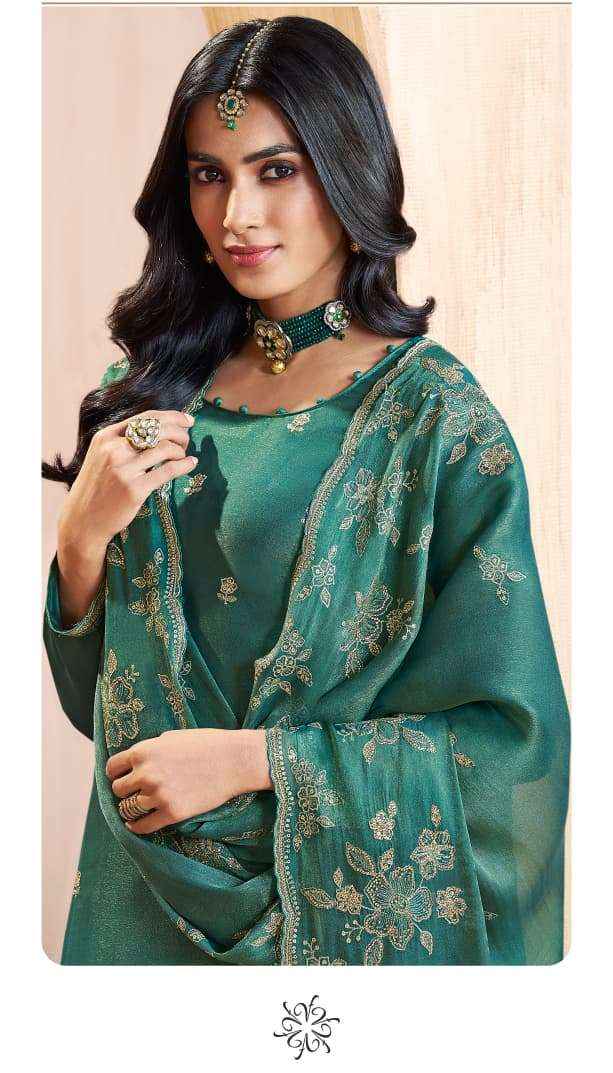 Vinay Fashion Kuleesh Taaj Fancy Silk Latest Ddesigns Salwar Suit Wholesale Rate ( 4 Pcs Catalog )