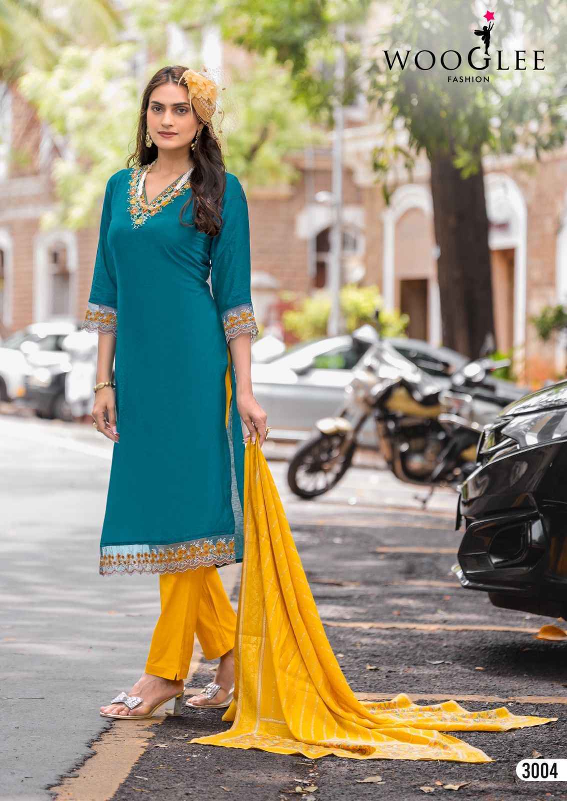 Wooglee RajRani Viscose Weaving Kurti Combo Wholesale Rate ( 6 Pcs Catalog )
