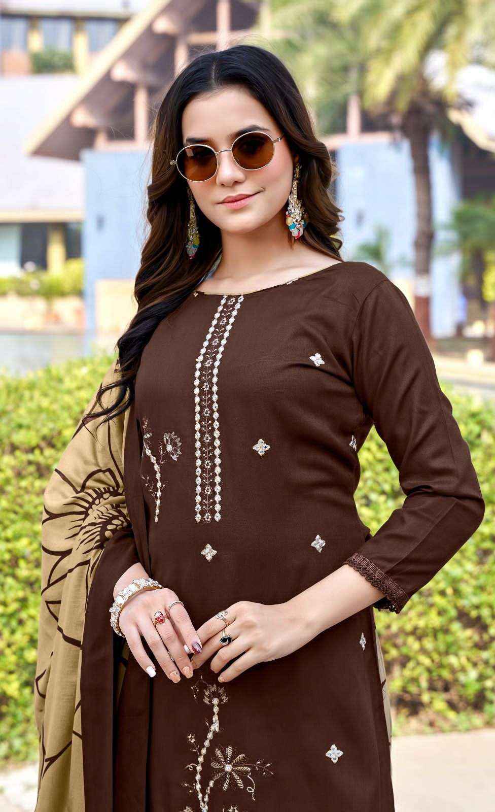 Jt Marigold Salwar Kameez Wholesale Rate ( 5 Pcs Catalog )