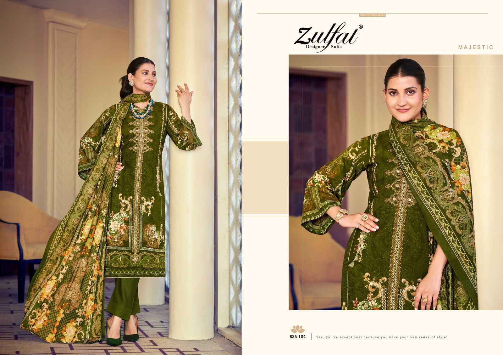 Zulfat Kalki Viscouse Salwar Kameez Wholesale Rate ( 6 Pcs Catalog )