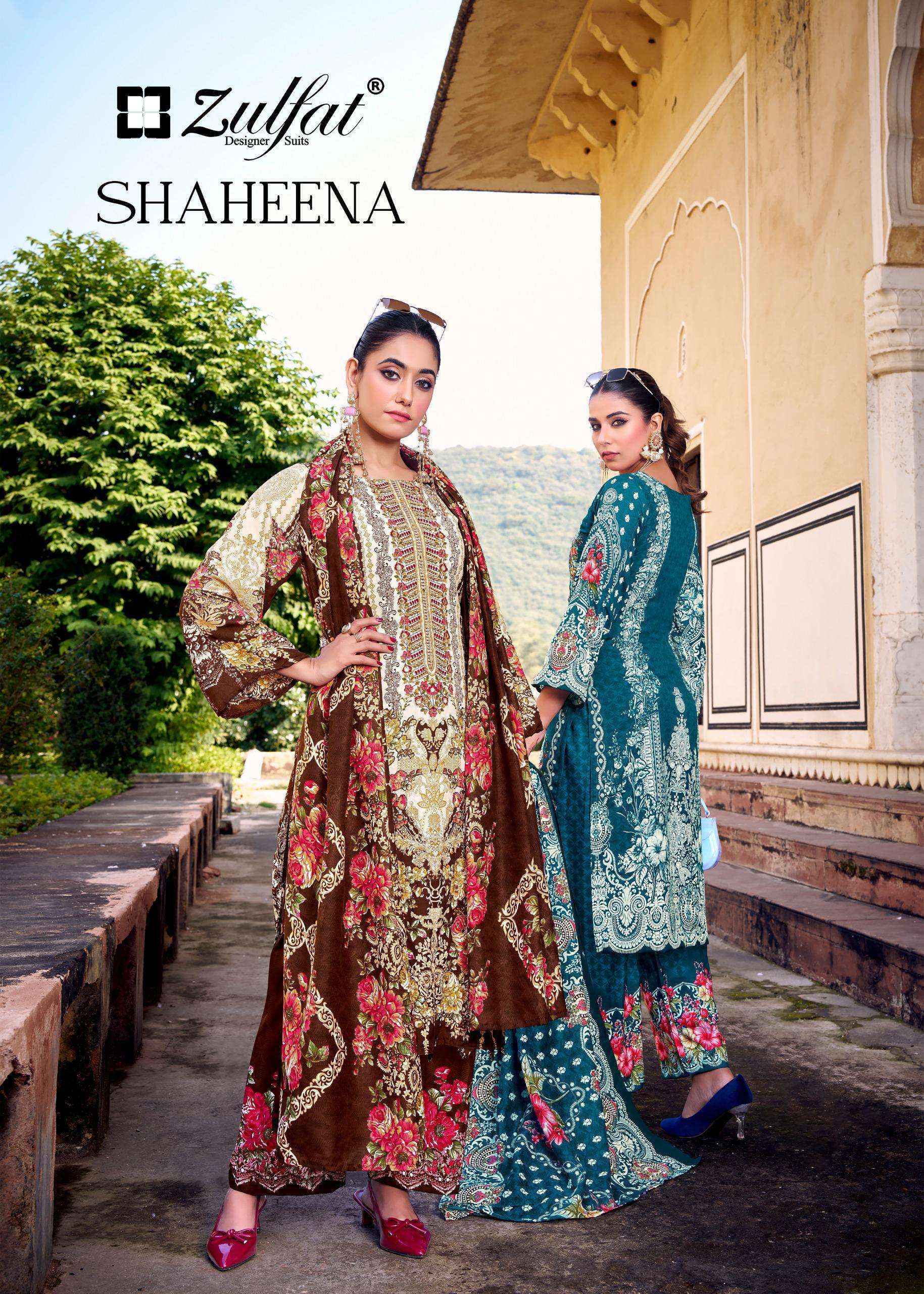 Zulfat Shaheena Rayon Salwar Ksameez Wholesale Rate ( 8 Pcs catalog )