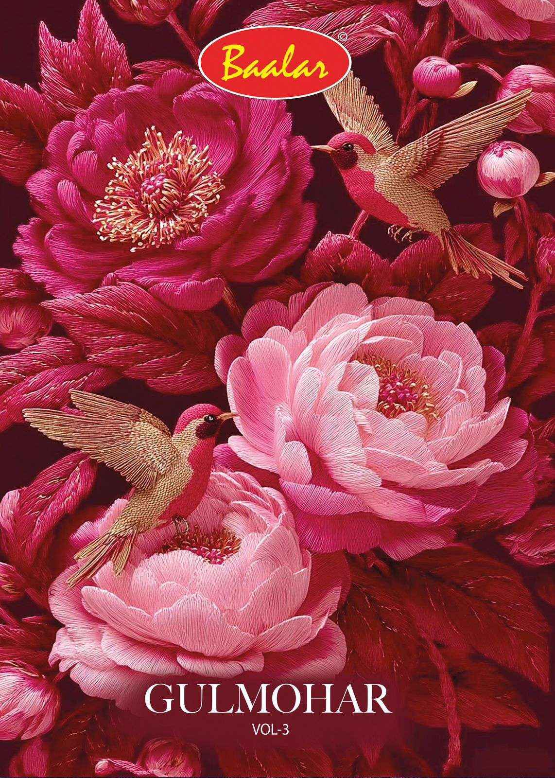 Baalar Gulmohar Vol 3 Cotton Salwar Kameez Wholesale Rate ( 12 Pcs Catalog )