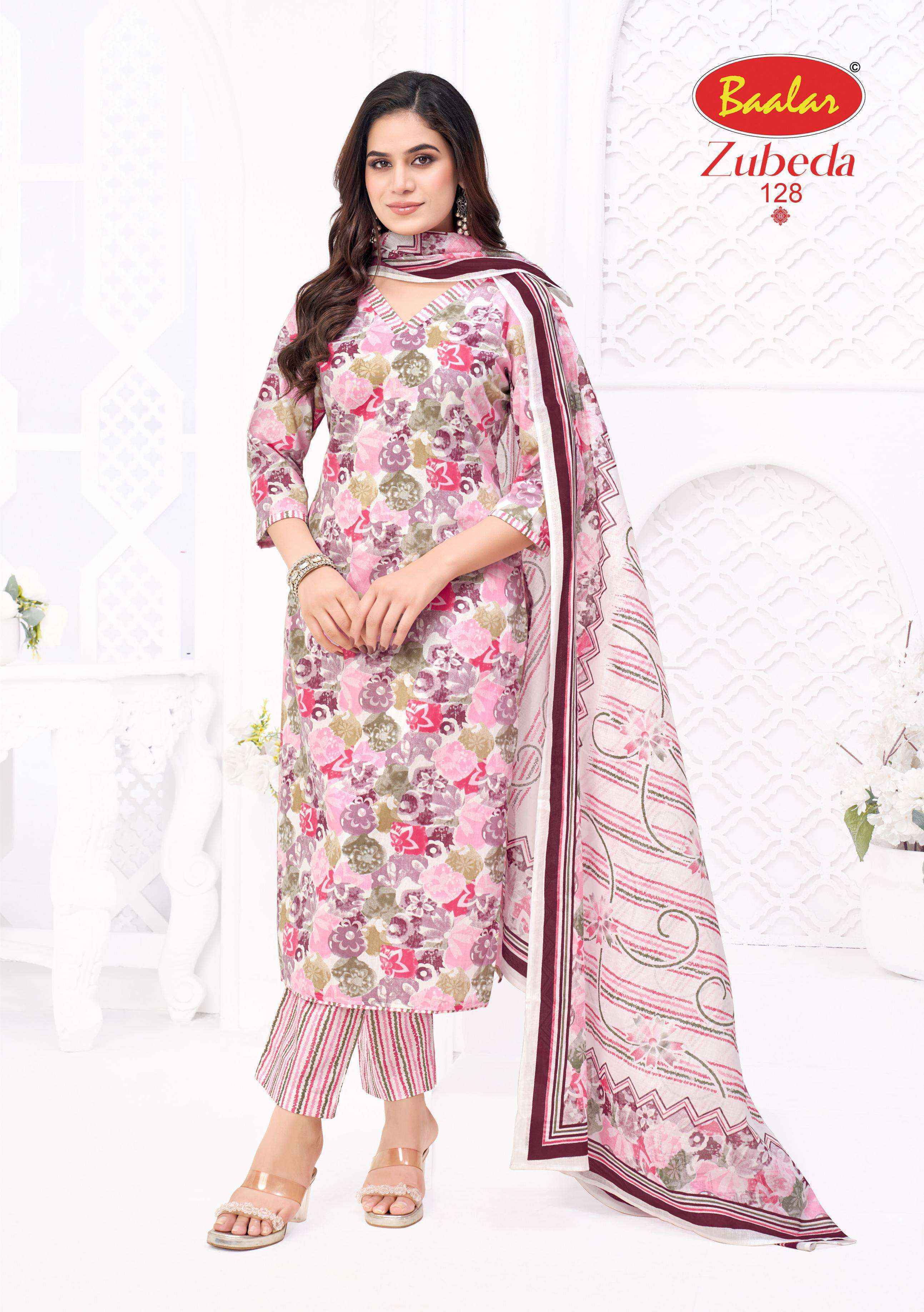 Baalar Zubeda Vol 28 Cotton Dress Material Surat Kapda Market (16 pcs Catalogue )