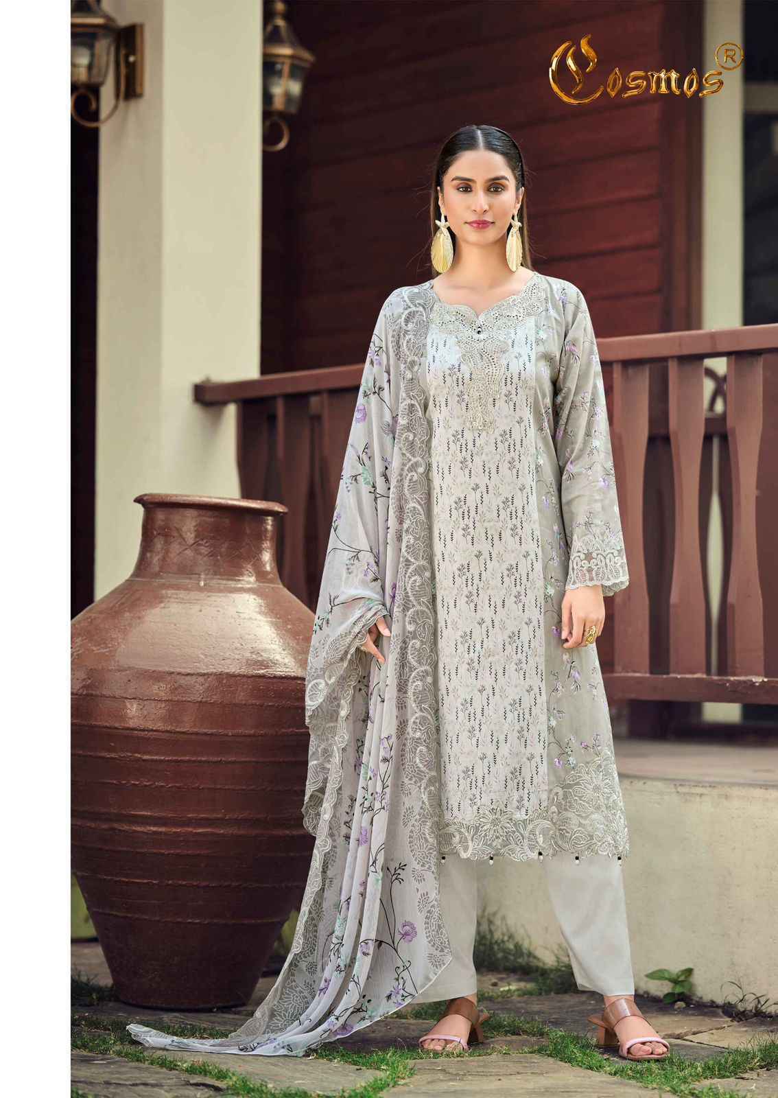 Cosmos Aabyaan Lawn Vol 1 Rayon Dress Material Wholesale Catalogue Price ( 6 pcs Catalogue )