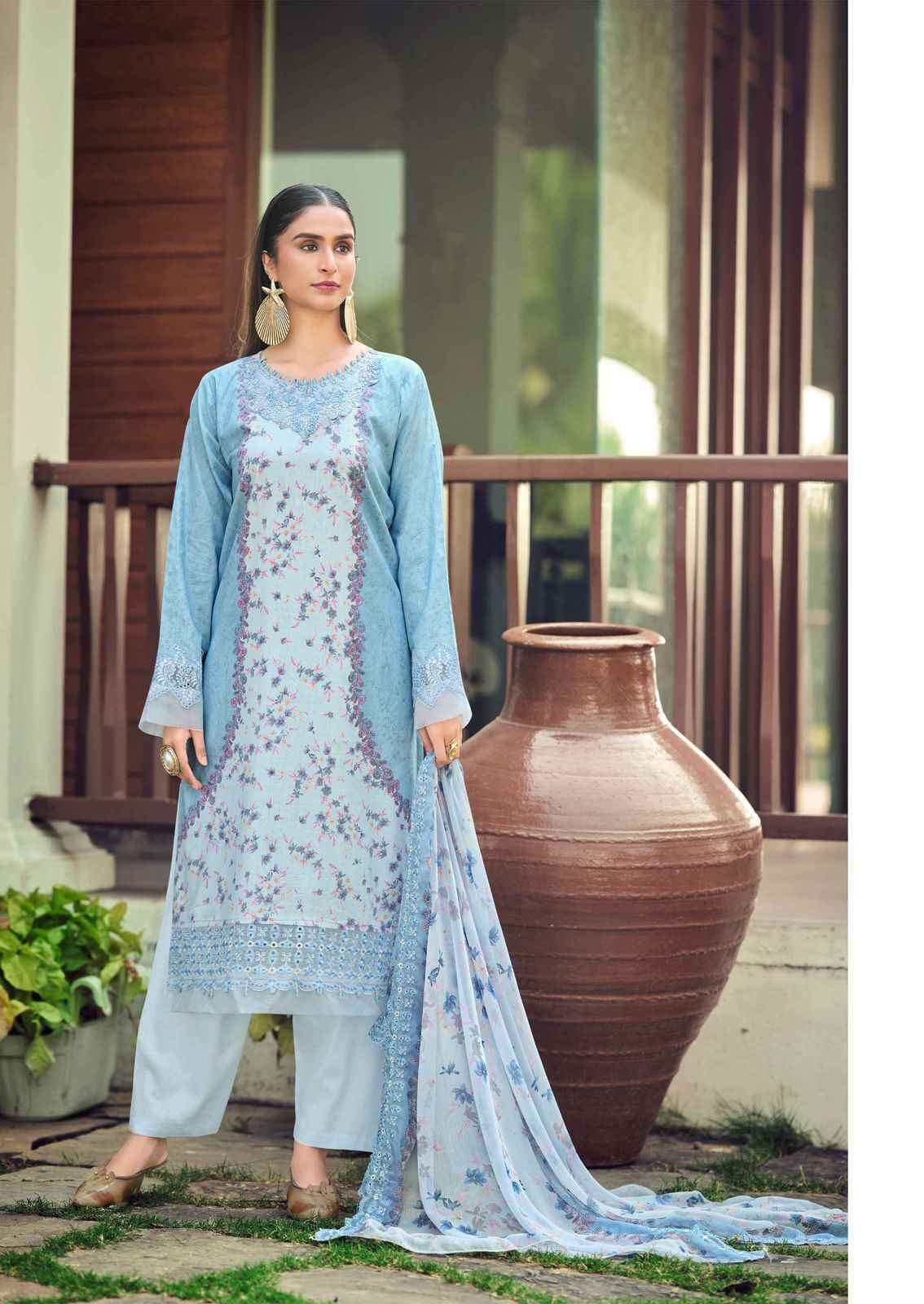 Cosmos Aabyaan Lawn Vol 1 Rayon Dress Material Wholesale Catalogue Price ( 6 pcs Catalogue )