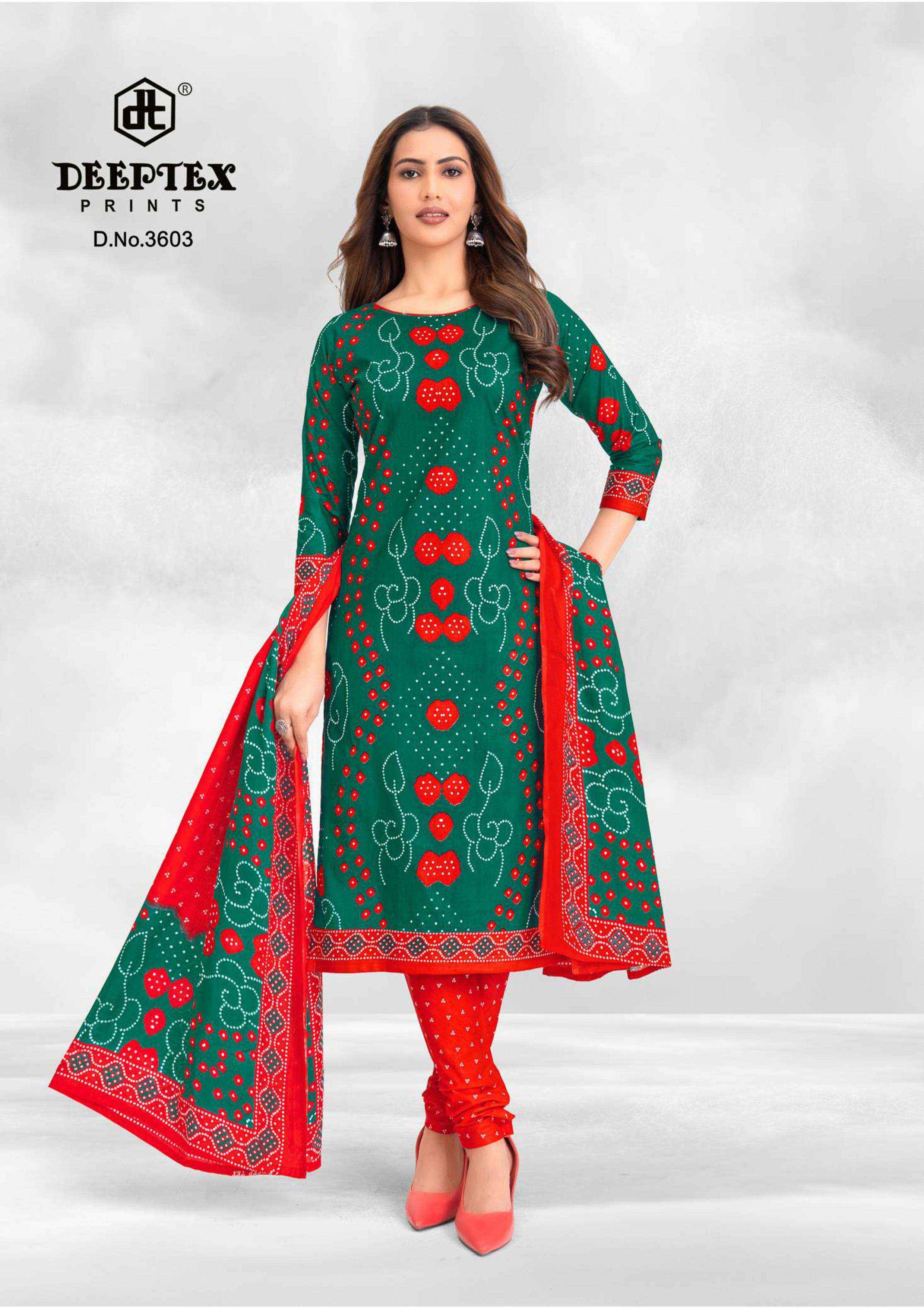 Deeptex Classic Chunaris Vol 36 Cotton Salwar Kameez Wholesale Rate ( 10 Pcs Catalog )