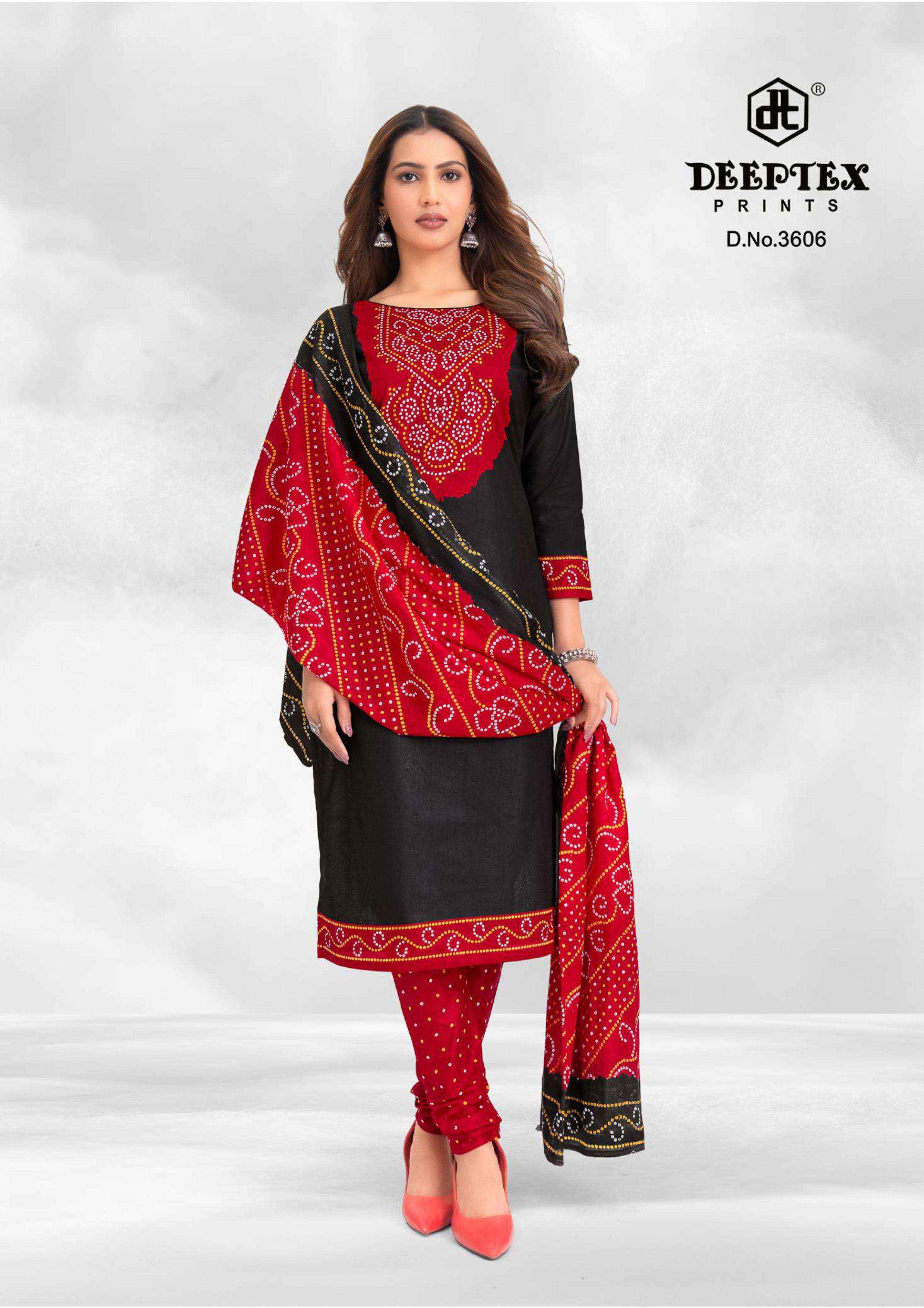 Deeptex Classic Chunaris Vol 36 Cotton Salwar Kameez Wholesale Rate ( 10 Pcs Catalog )