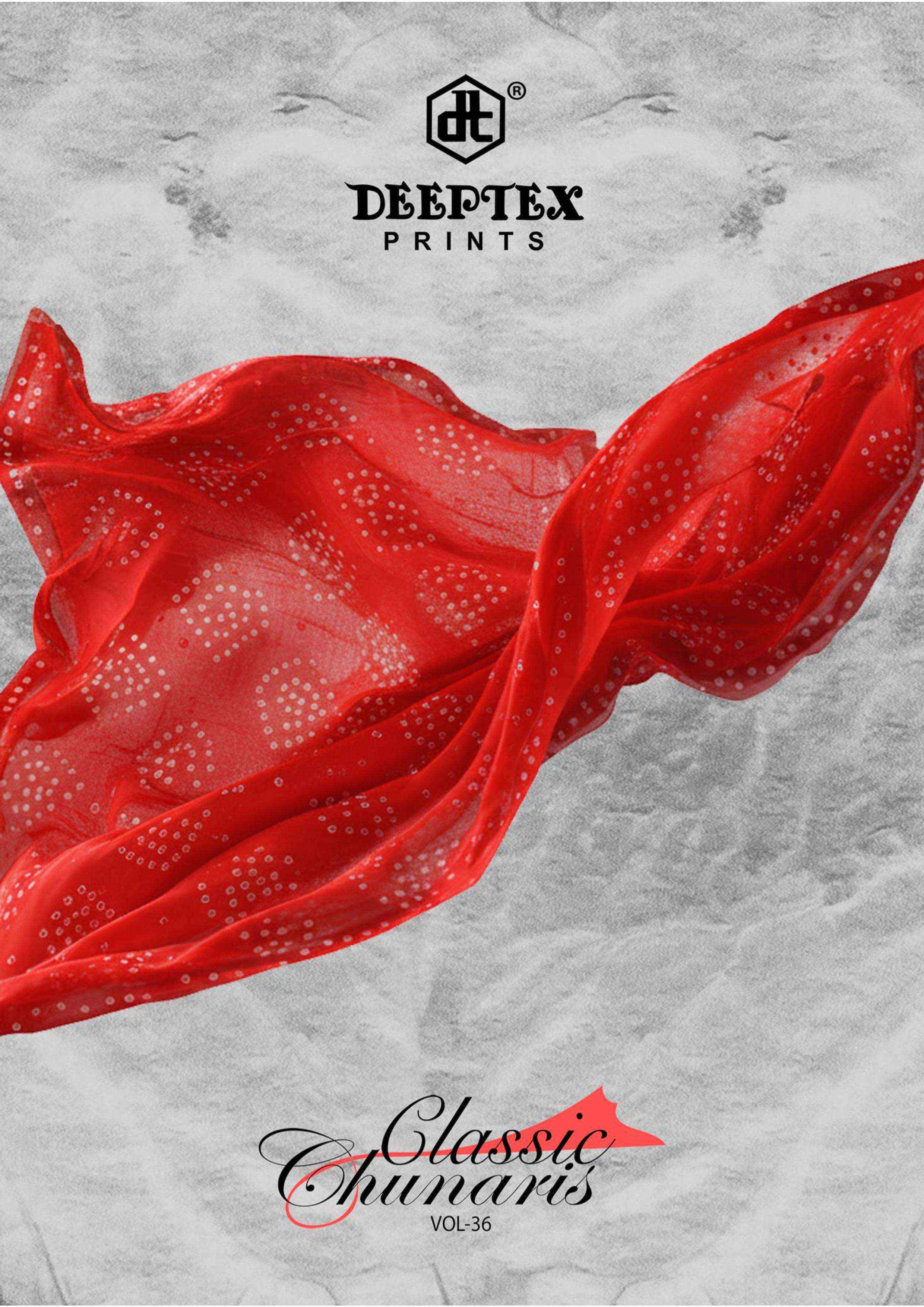 Deeptex Classic Chunaris Vol 36 Cotton Salwar Kameez Wholesale Rate ( 10 Pcs Catalog )